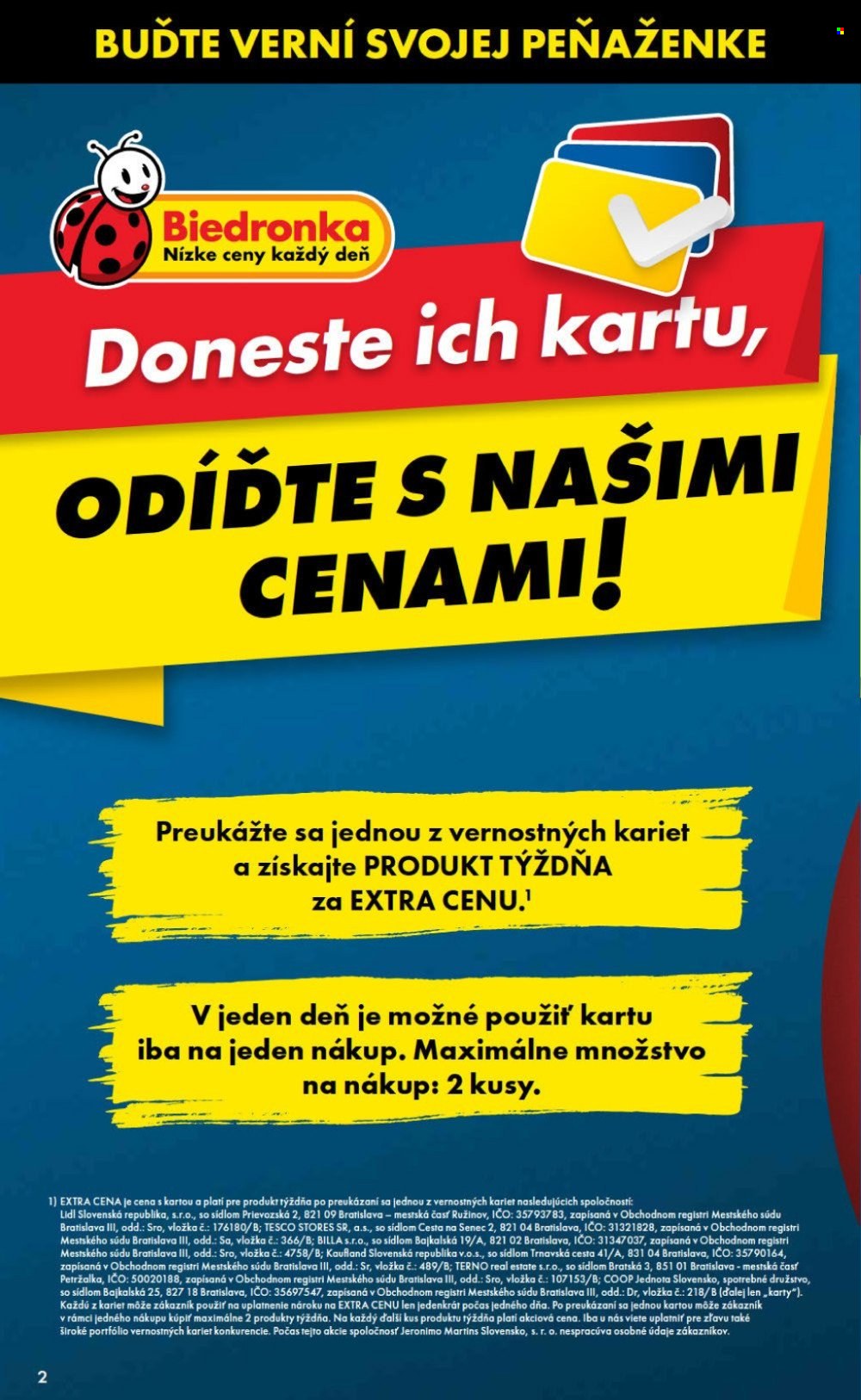 Leták Biedronka - 31.7.2025 - 6.8.2025. Strana 2