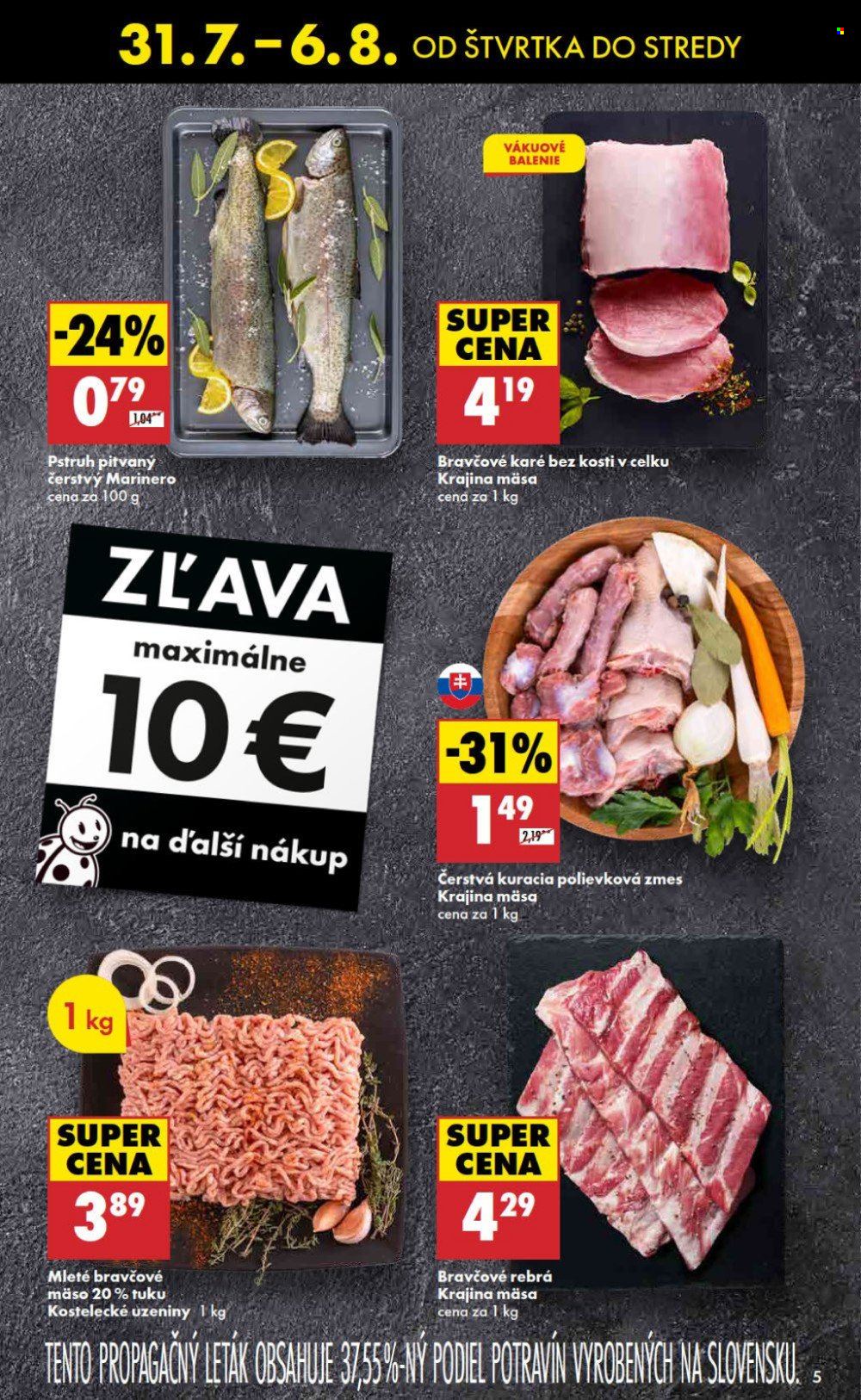 Leták Biedronka - 31.7.2025 - 6.8.2025. Strana 5