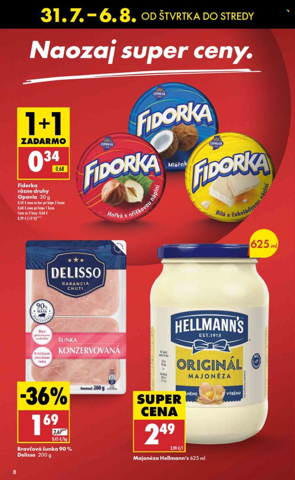 Leták Biedronka - 31.7.2025 - 6.8.2025. Strana 8