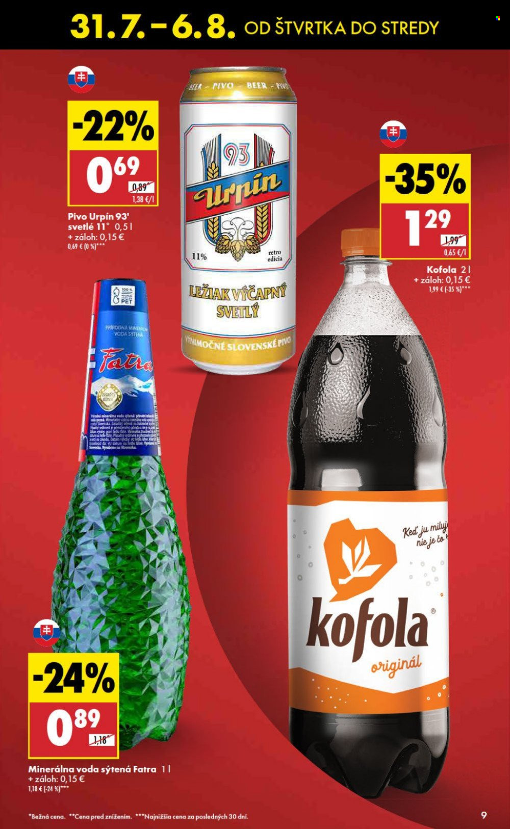 Leták Biedronka - 31.7.2025 - 6.8.2025. Strana 9