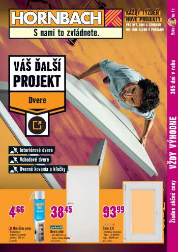 Leták Hornbach - 30.7.2025 - 13.8.2025.