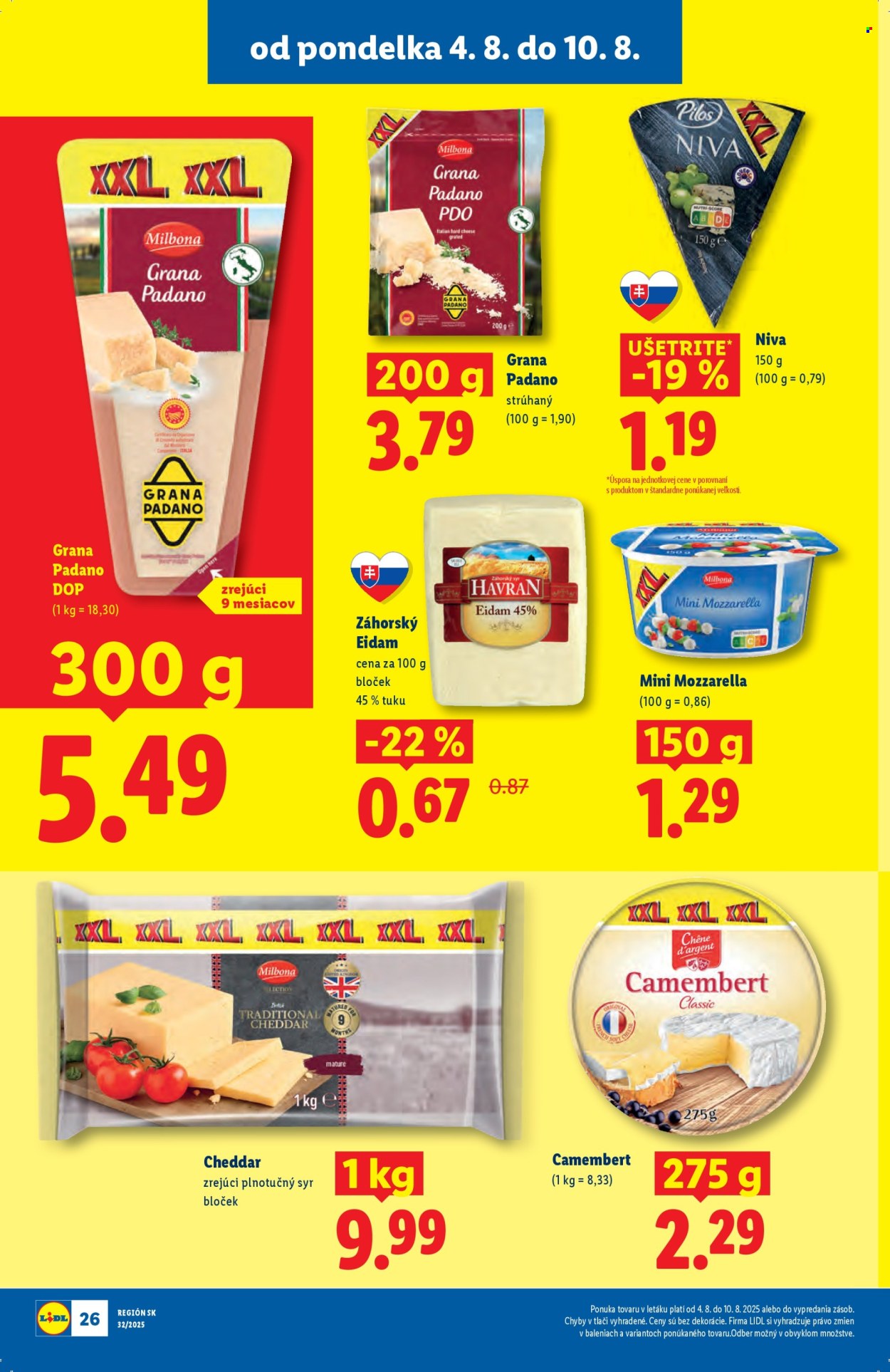 Leták Lidl - 4.8.2025 - 10.8.2025. Strana 32
