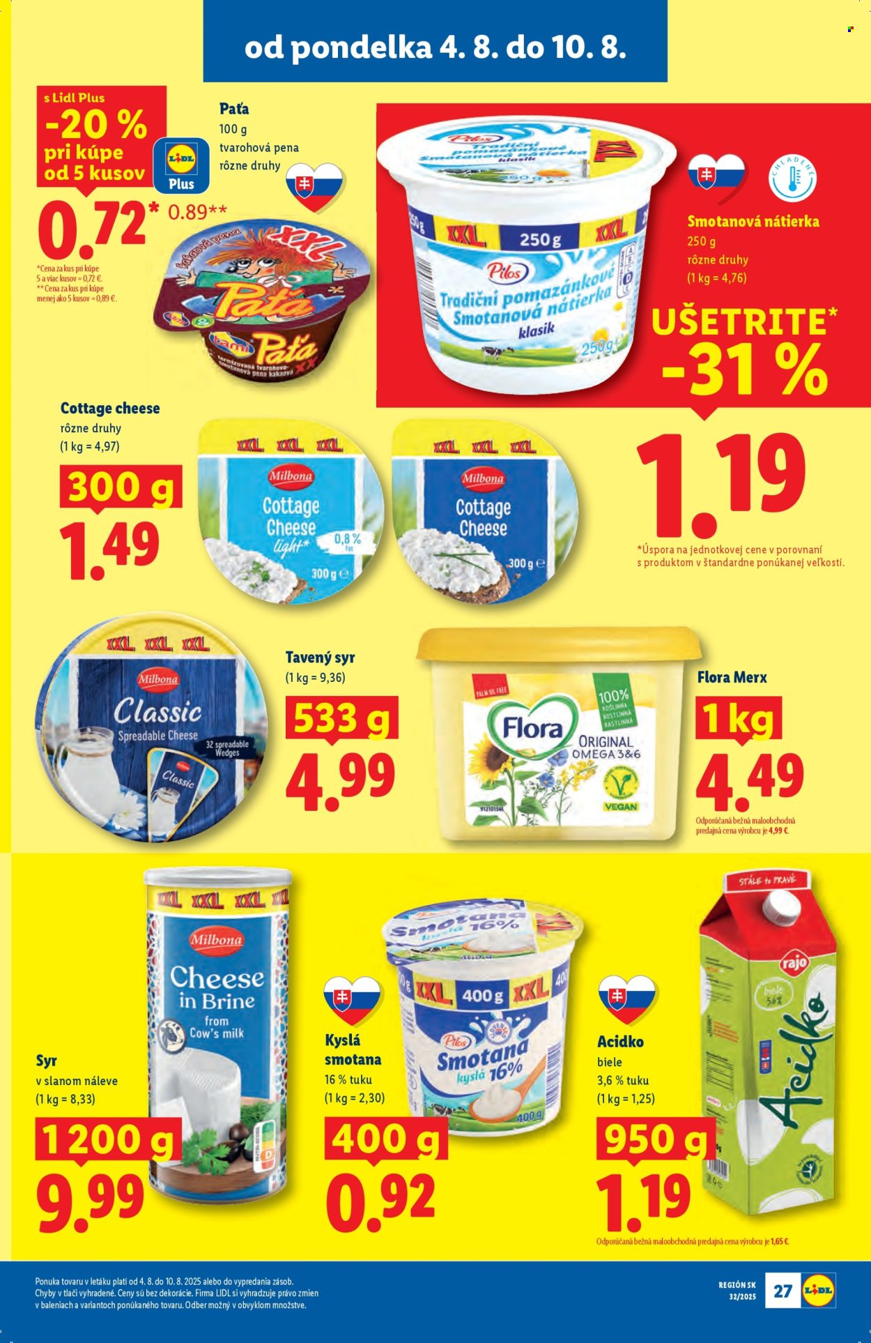Leták Lidl - 4.8.2025 - 10.8.2025. Strana 33