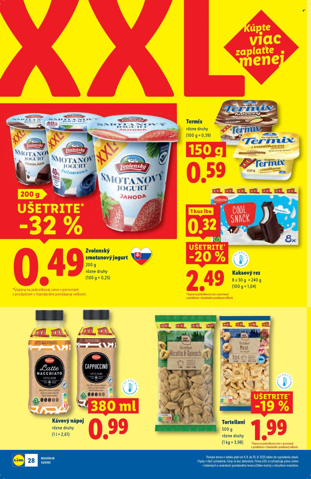 Leták Lidl - 4.8.2025 - 10.8.2025. Strana 34