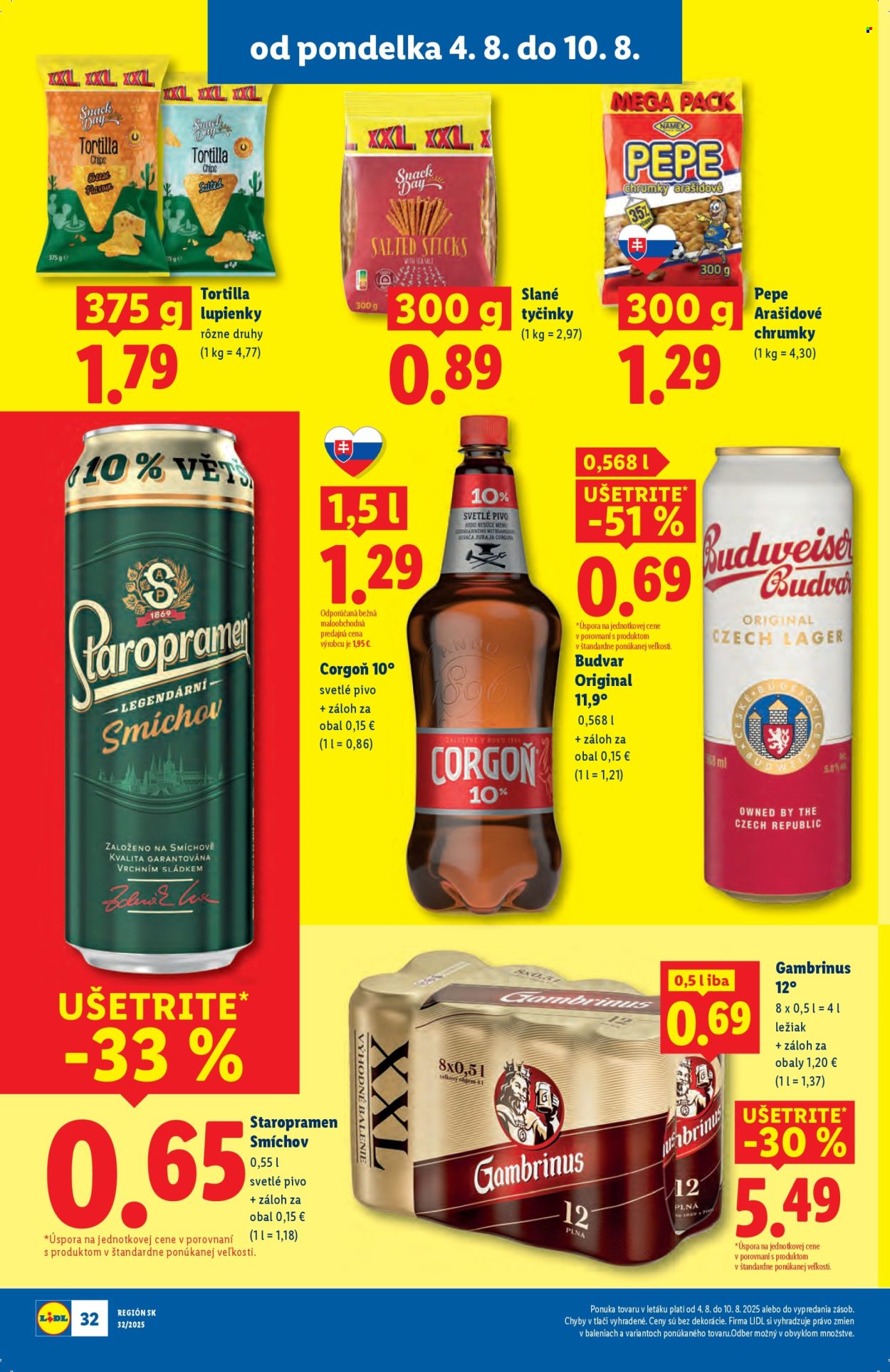 Leták Lidl - 4.8.2025 - 10.8.2025. Strana 40