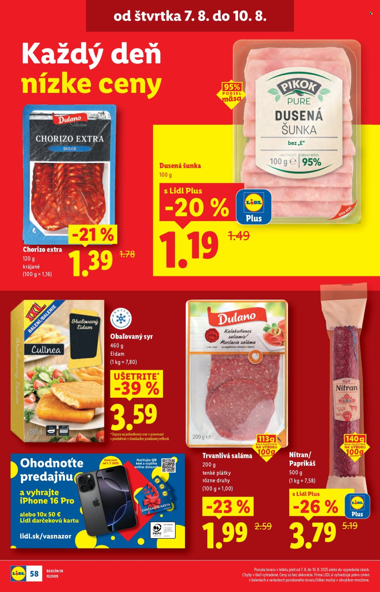Leták Lidl - 4.8.2025 - 10.8.2025. Strana 64