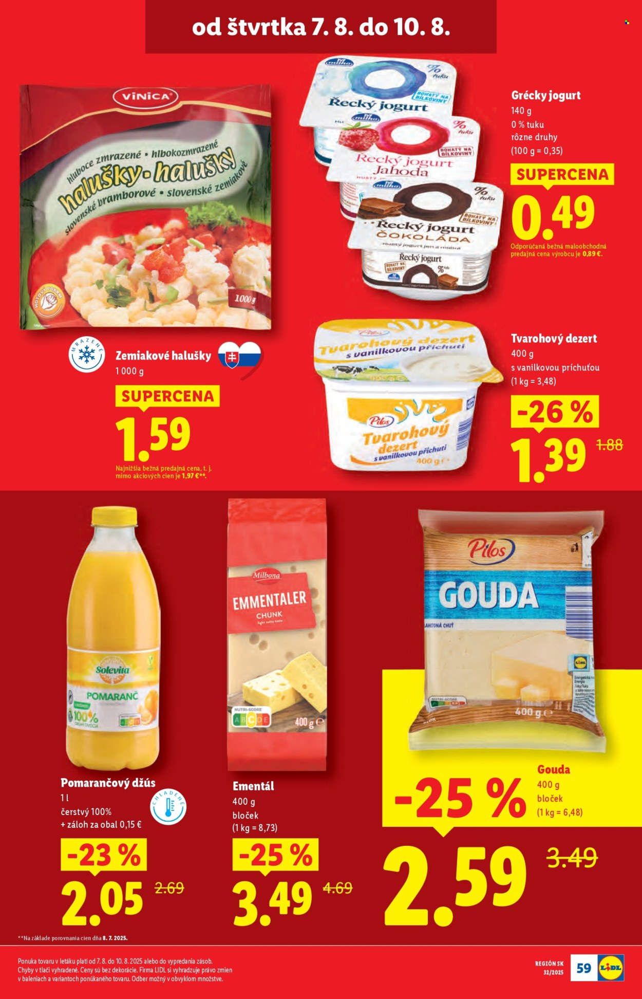 Leták Lidl - 4.8.2025 - 10.8.2025. Strana 65