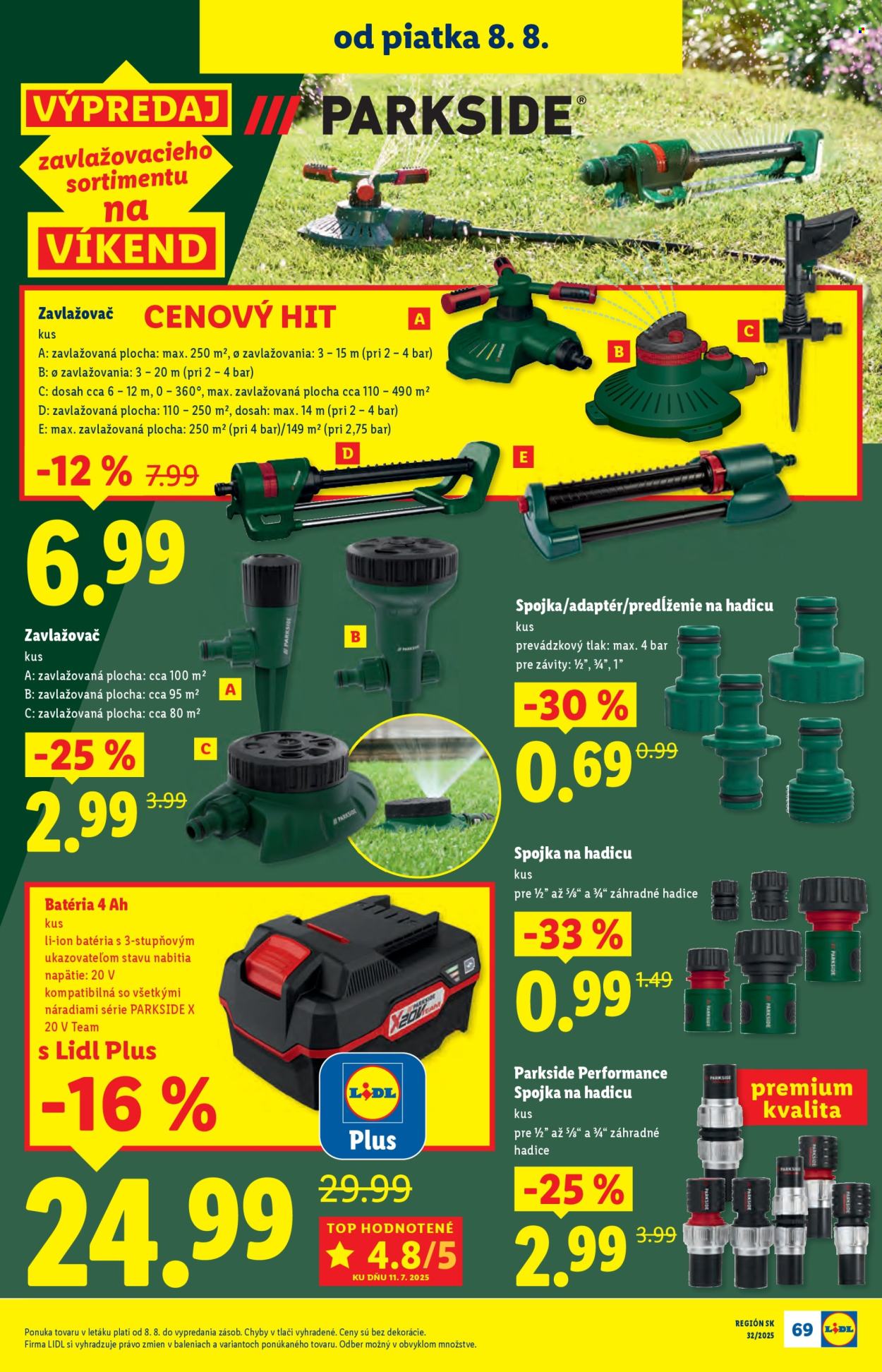 Leták Lidl - 4.8.2025 - 10.8.2025. Strana 92