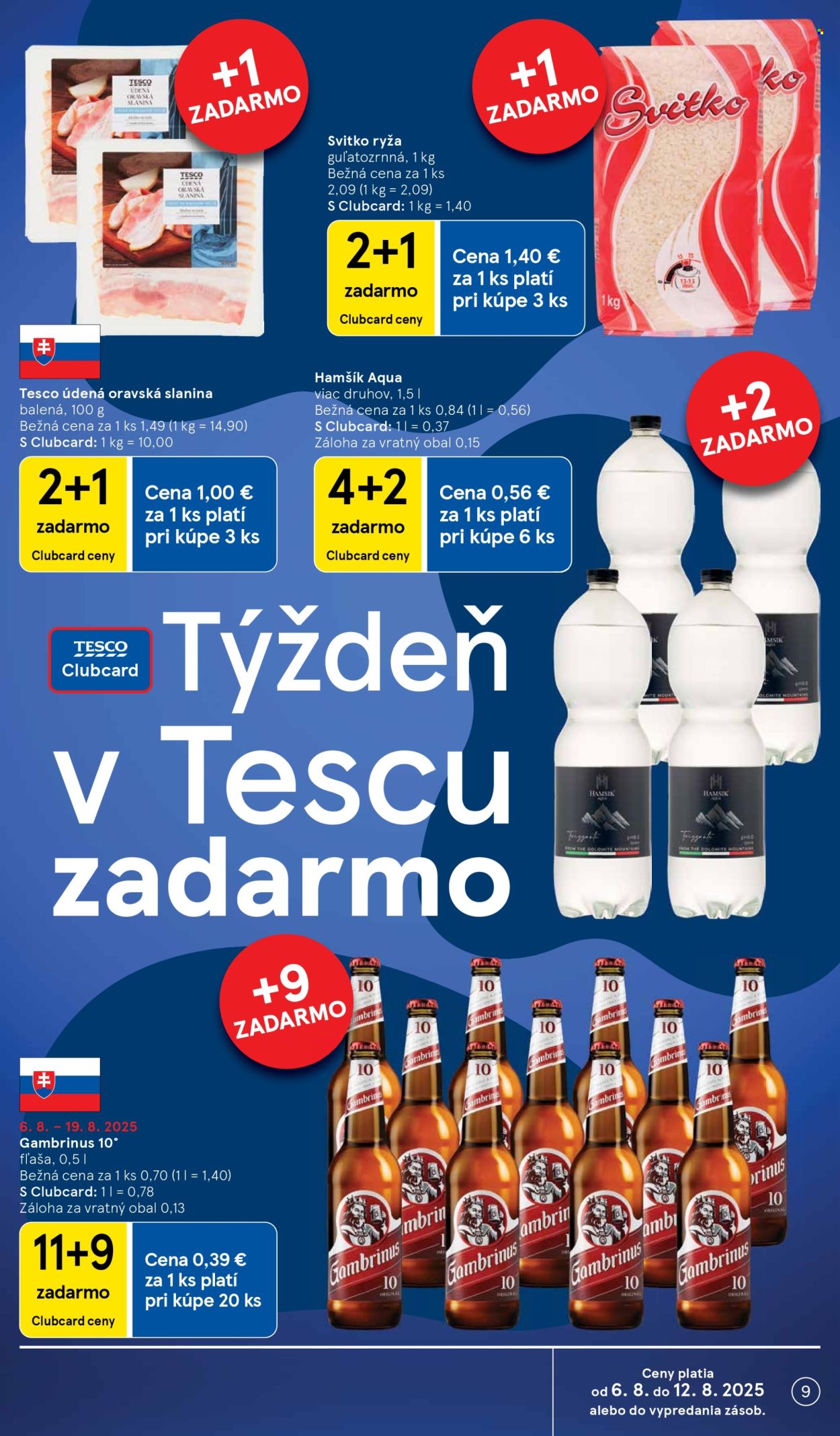 Leták TESCO - 6.8.2025 - 12.8.2025. Strana 9