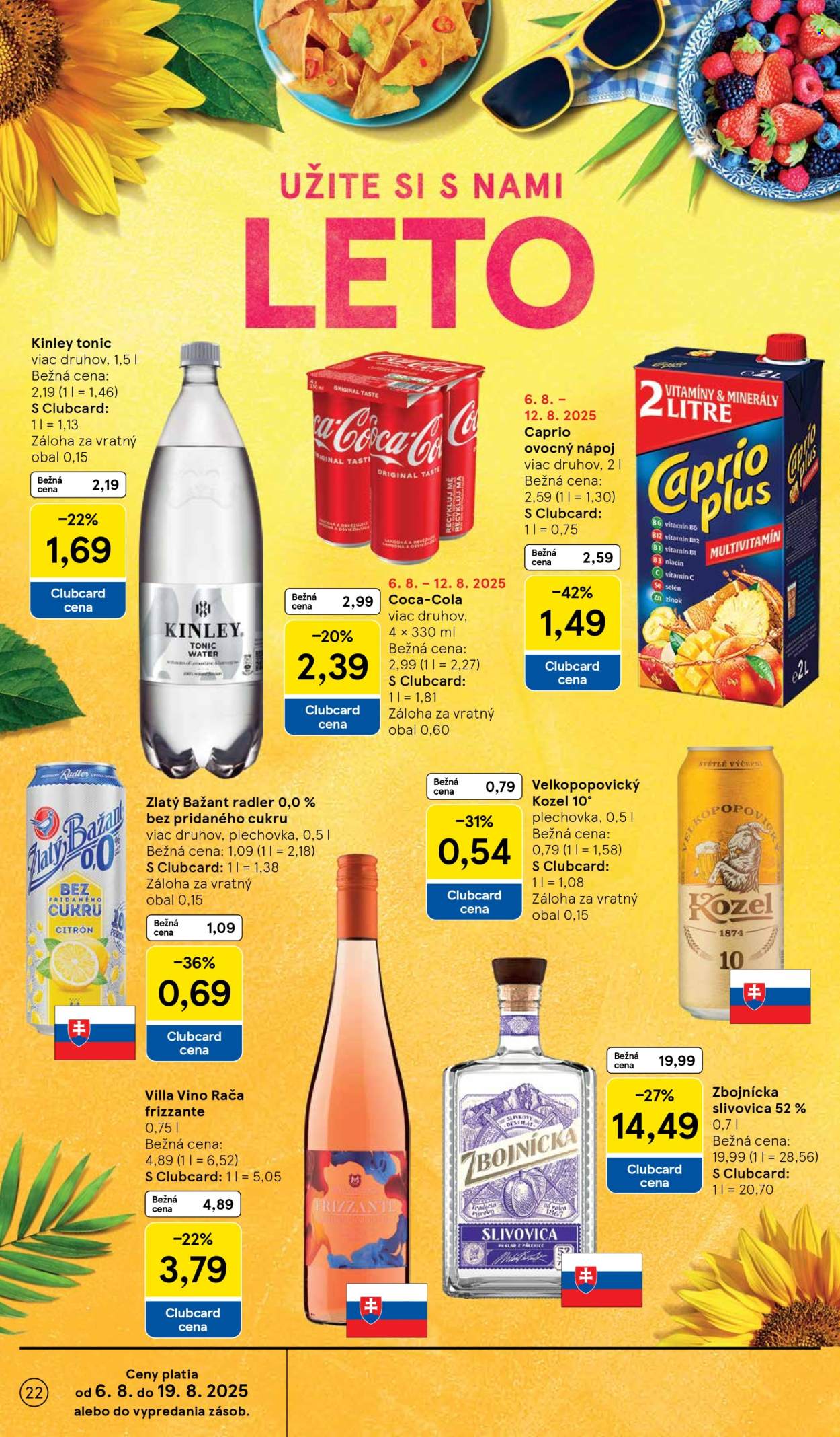 Leták TESCO - 6.8.2025 - 12.8.2025. Strana 22