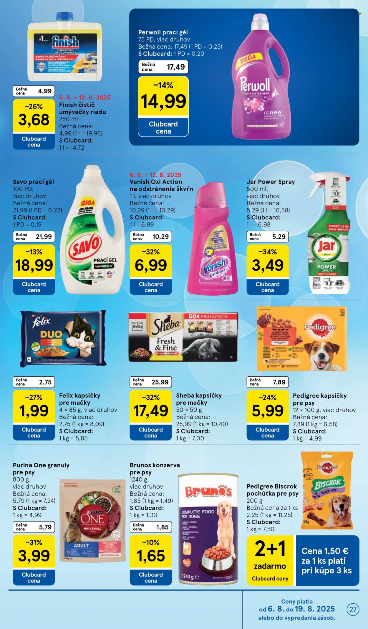 Leták TESCO - 6.8.2025 - 12.8.2025. Strana 27