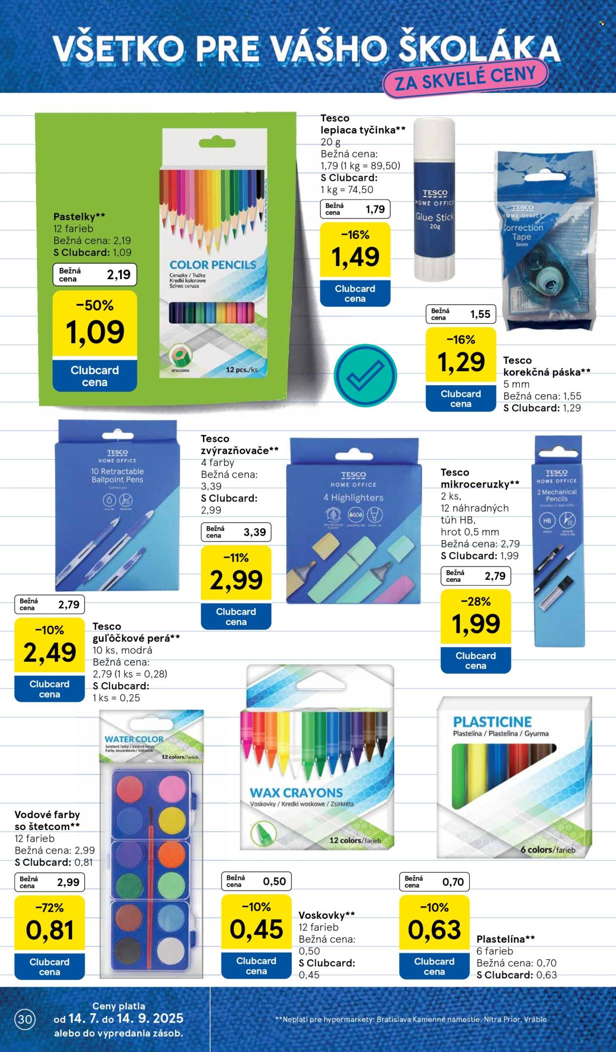 Leták TESCO - 6.8.2025 - 12.8.2025. Strana 30