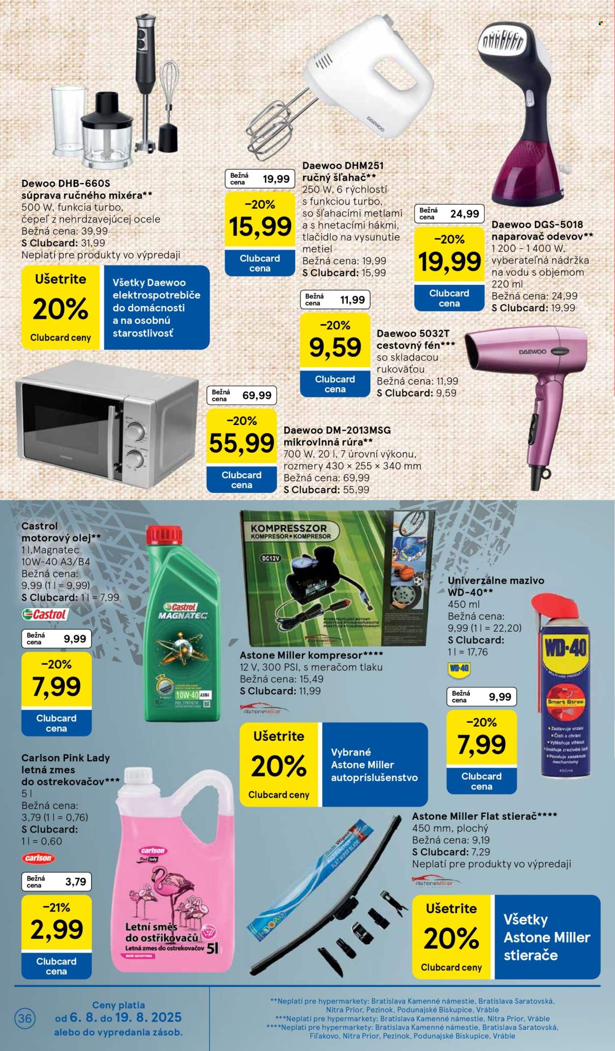 Leták TESCO - 6.8.2025 - 12.8.2025. Strana 36