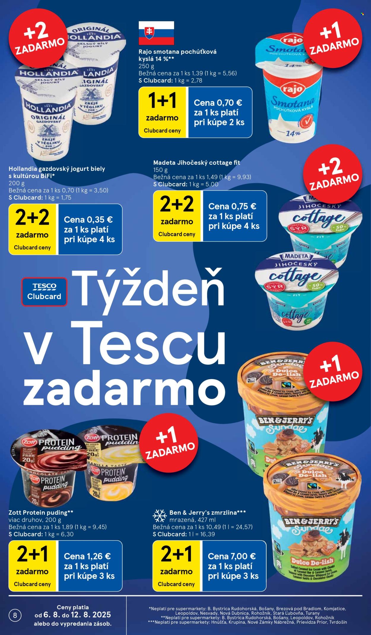 Leták TESCO supermarket - 6.8.2025 - 12.8.2025. Strana 8