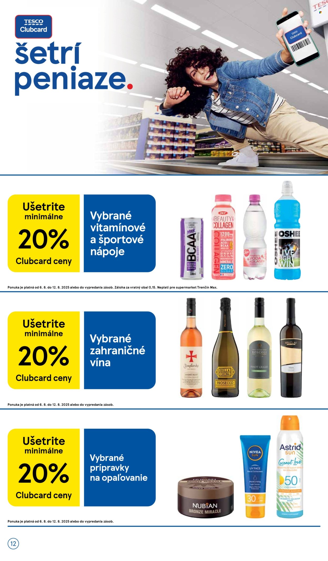 Leták TESCO supermarket - 6.8.2025 - 12.8.2025. Strana 12