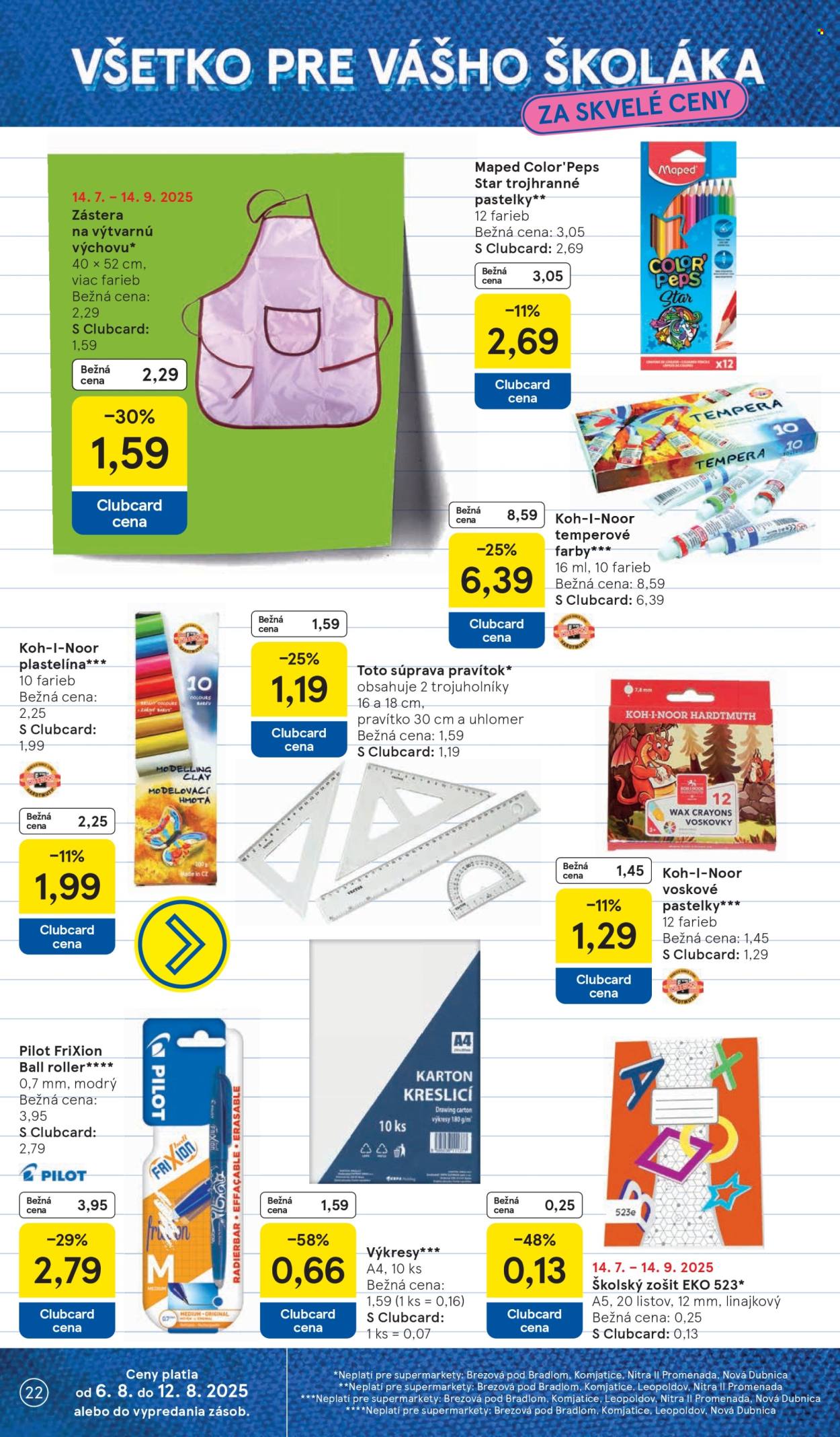 Leták TESCO supermarket - 6.8.2025 - 12.8.2025. Strana 22