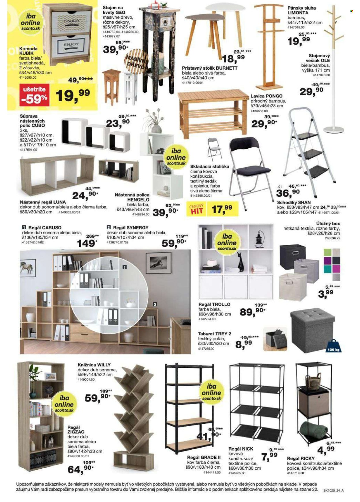 Leták Sconto nábytok - 6.8.2025 - 26.8.2025. Strana 24