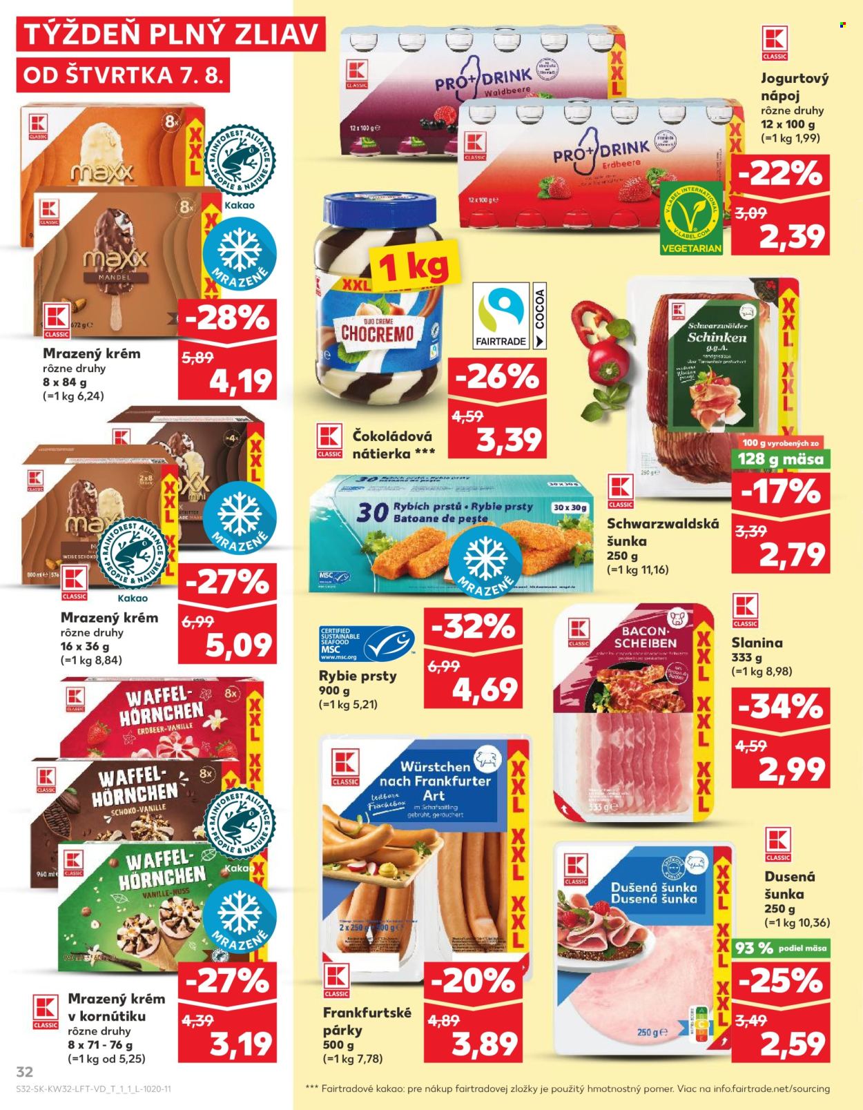 Leták Kaufland - 7.8.2025 - 13.8.2025. Strana 32