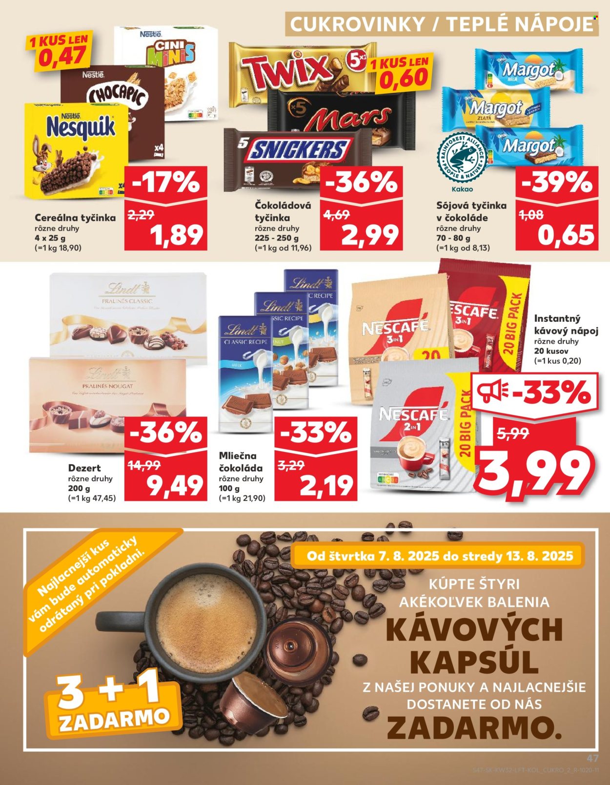 Leták Kaufland - 7.8.2025 - 13.8.2025. Strana 47