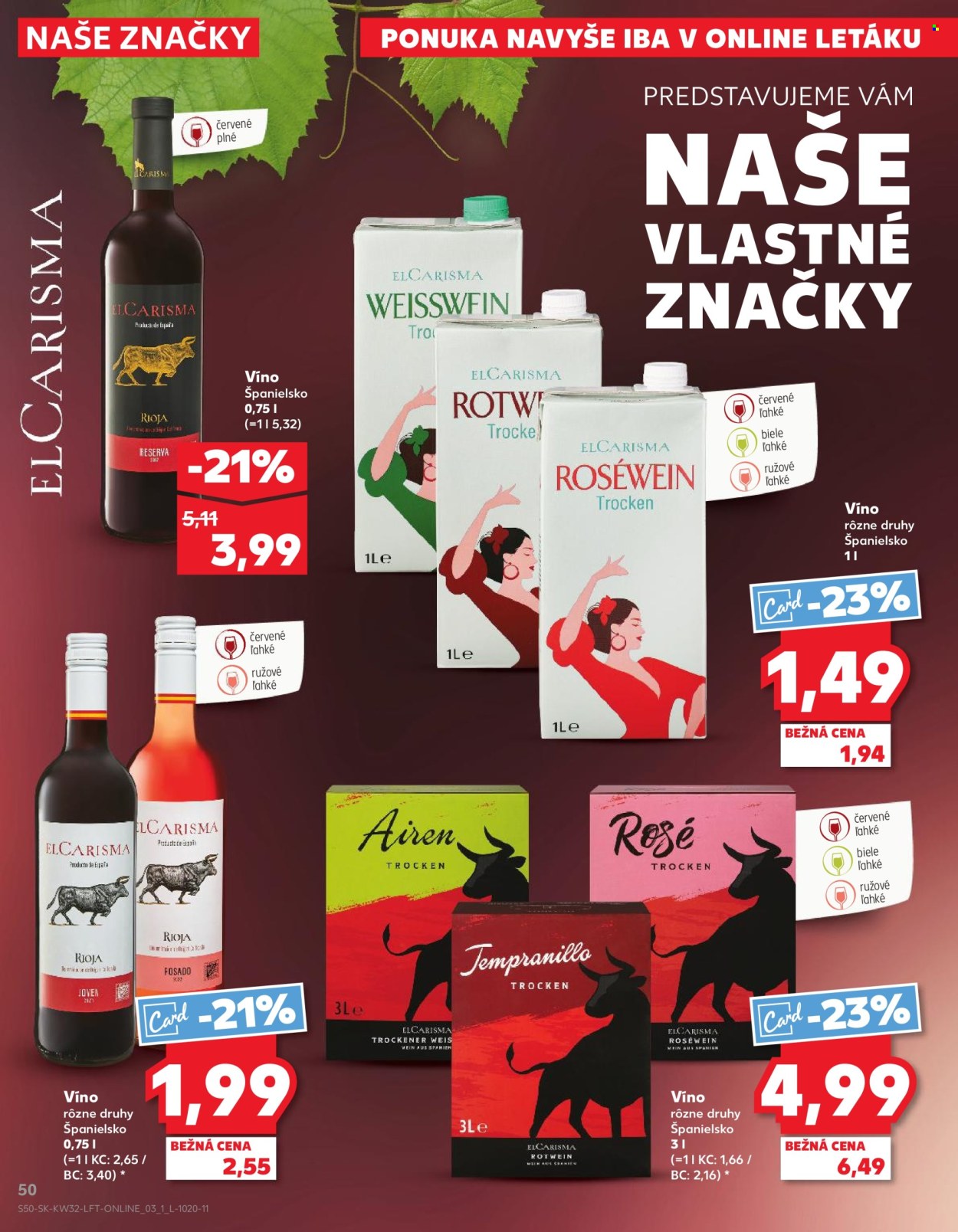 Leták Kaufland - 7.8.2025 - 13.8.2025. Strana 50