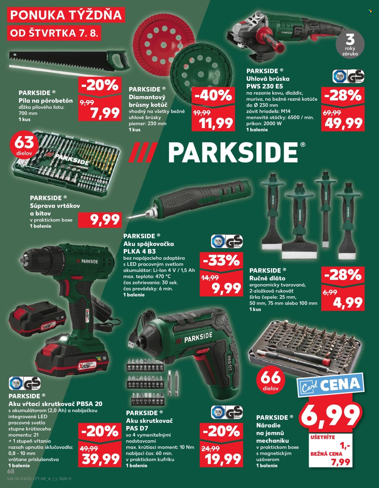 Leták Kaufland - 7.8.2025 - 13.8.2025. Strana 68