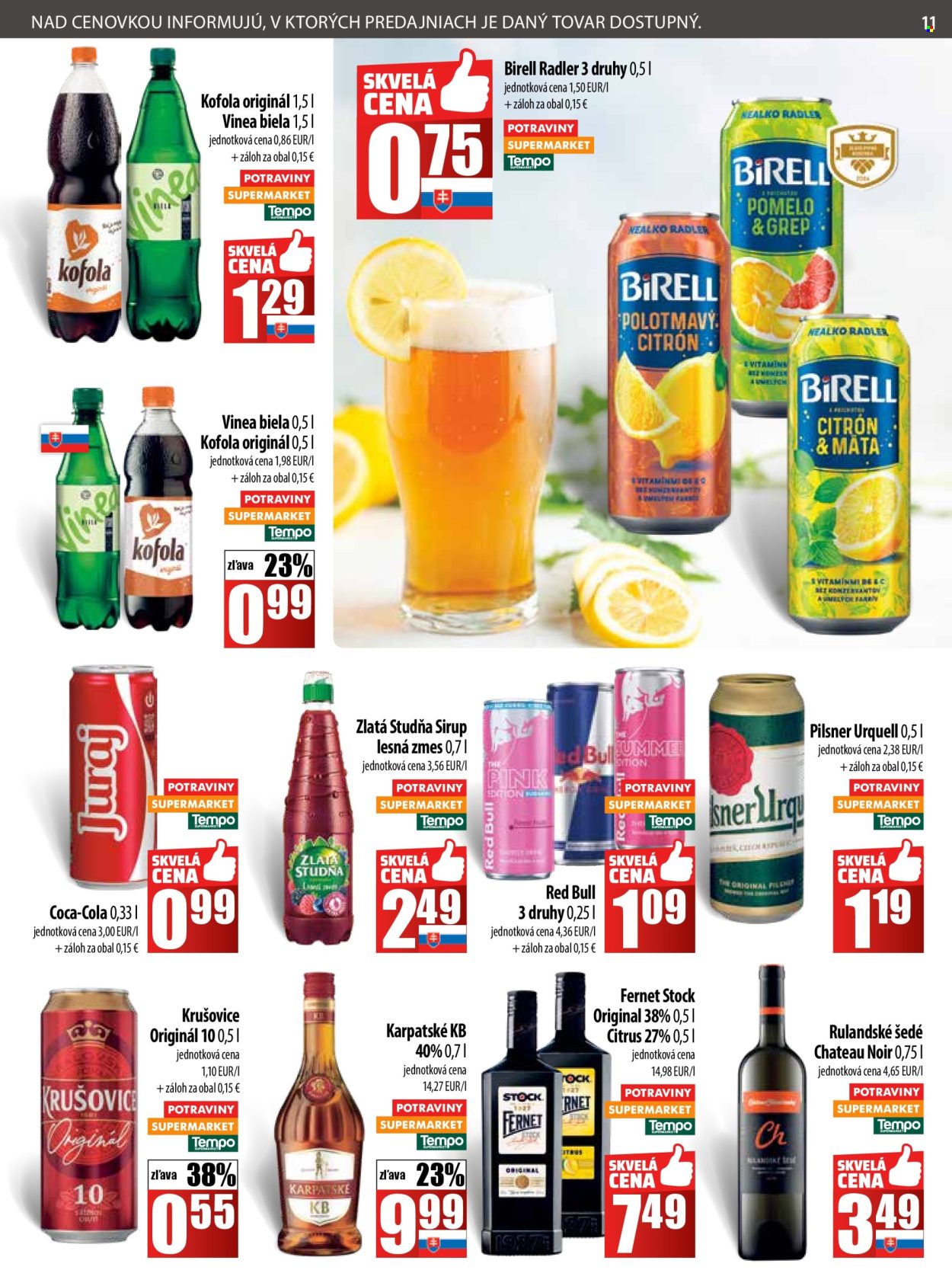 Leták COOP Jednota - 7.8.2025 - 13.8.2025. Strana 11