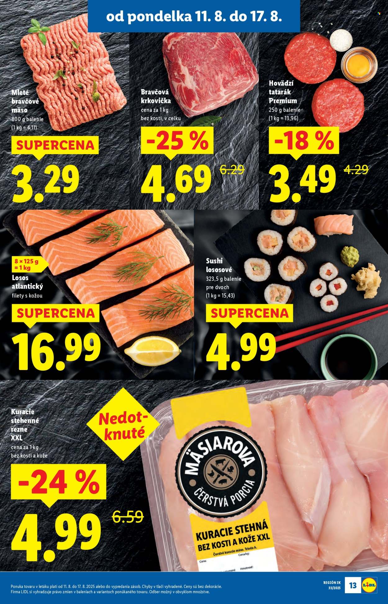 Leták Lidl - 11.8.2025 - 17.8.2025. Strana 13