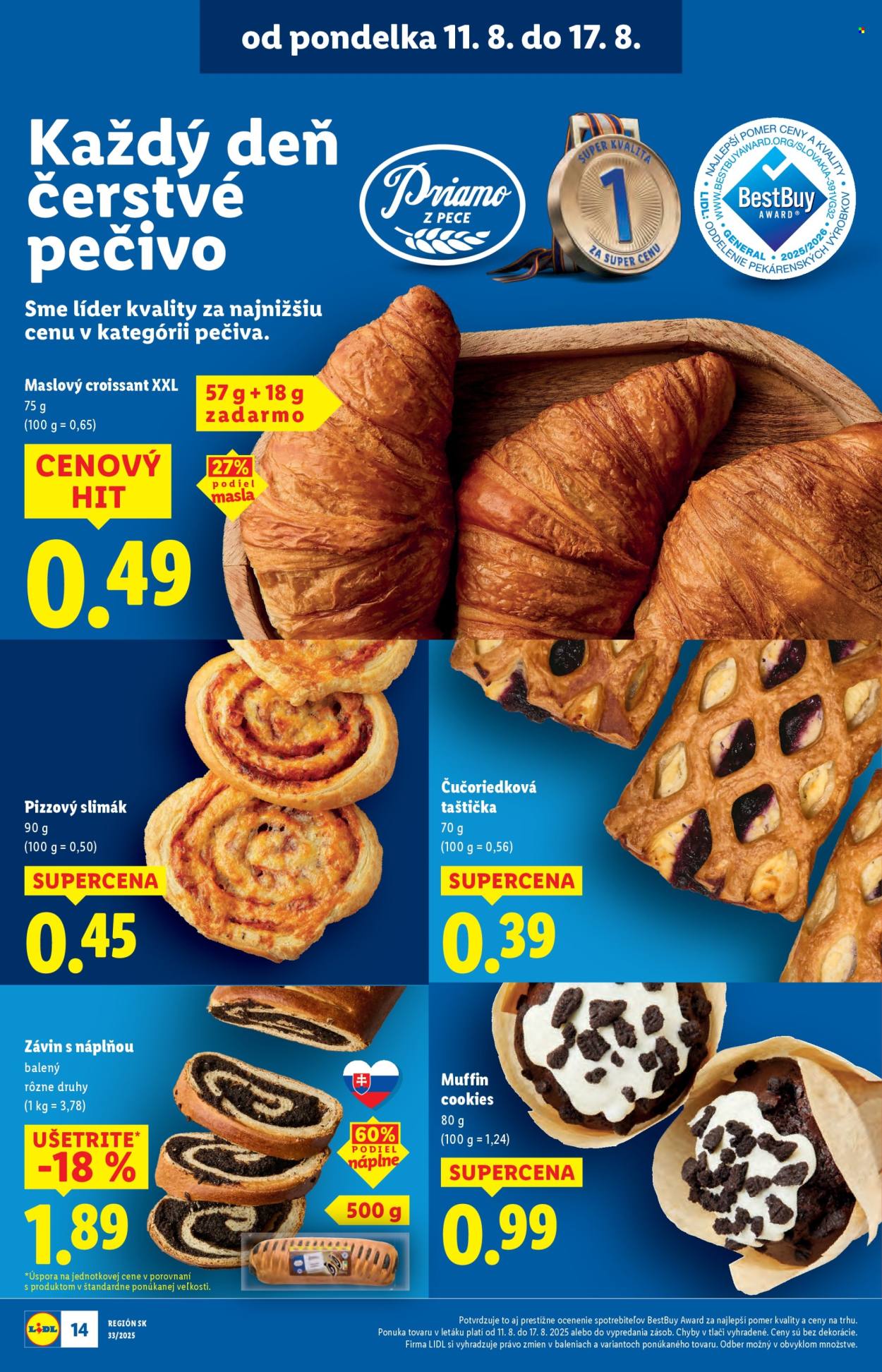 Leták Lidl - 11.8.2025 - 17.8.2025. Strana 14