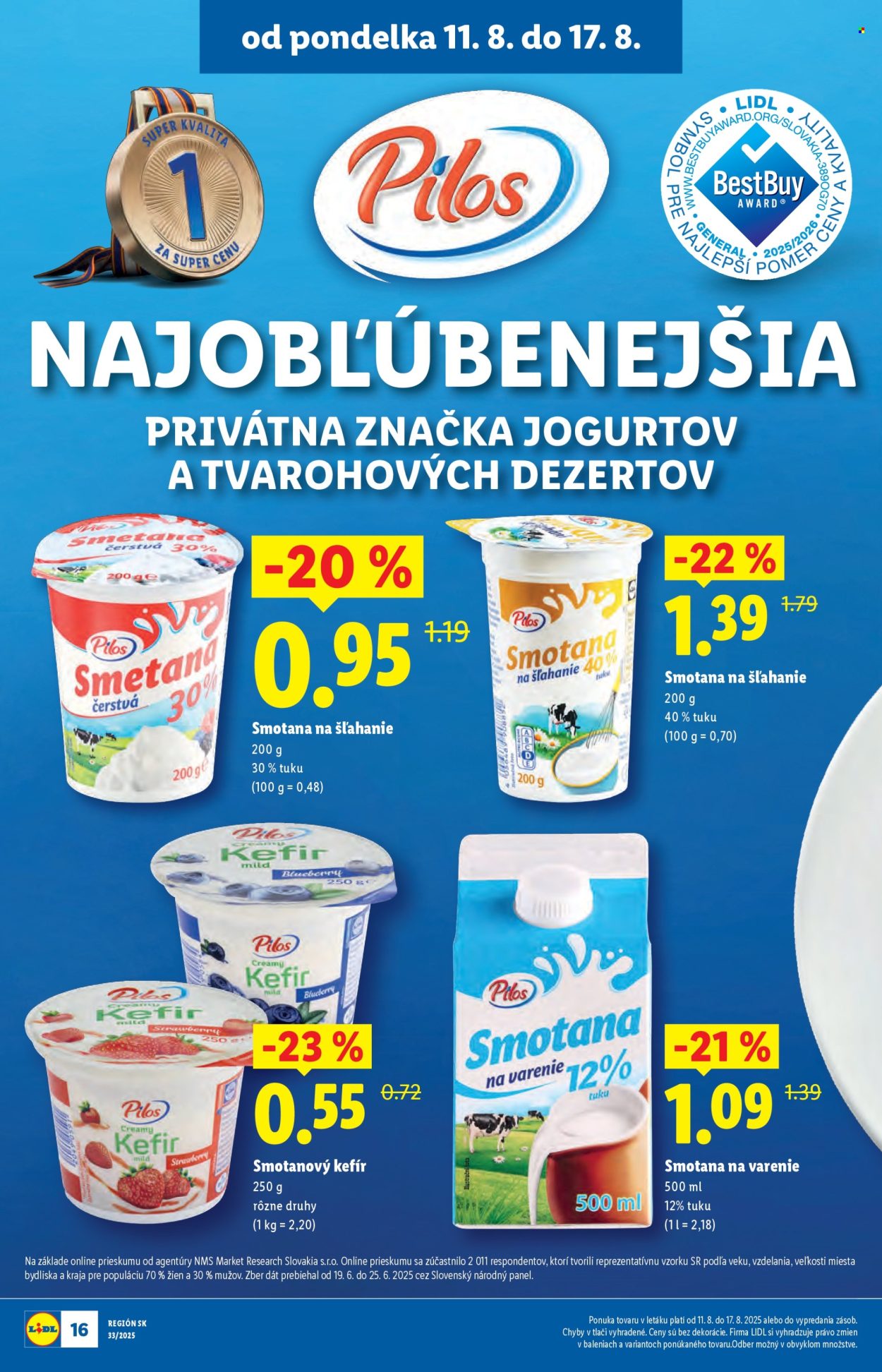 Leták Lidl - 11.8.2025 - 17.8.2025. Strana 16