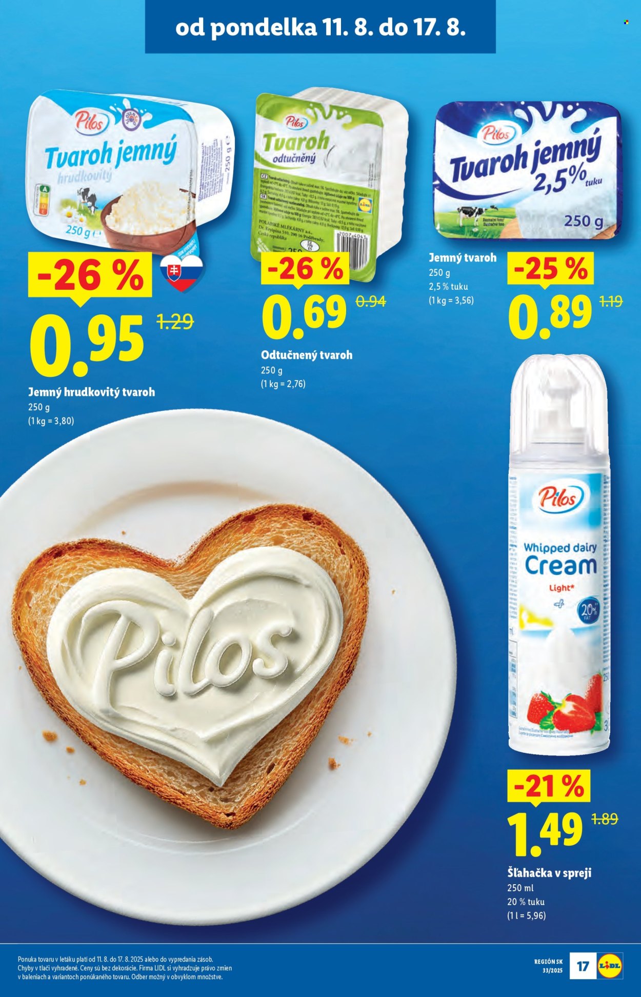 Leták Lidl - 11.8.2025 - 17.8.2025. Strana 17