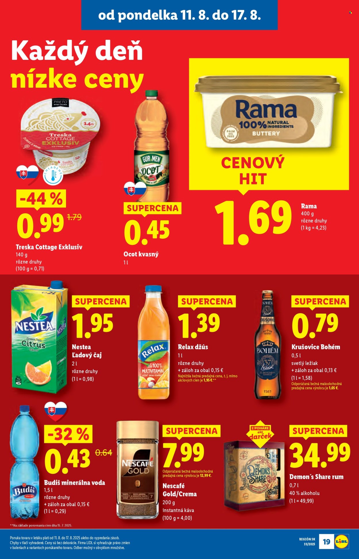 Leták Lidl - 11.8.2025 - 17.8.2025. Strana 19