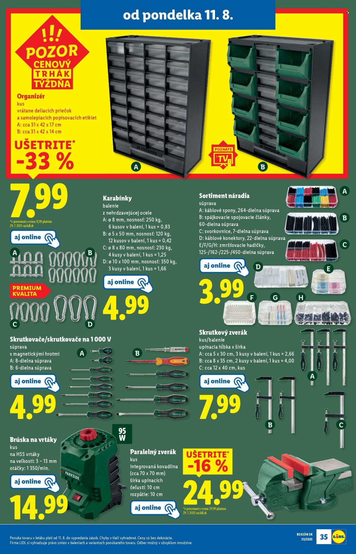 Leták Lidl - 11.8.2025 - 17.8.2025. Strana 41