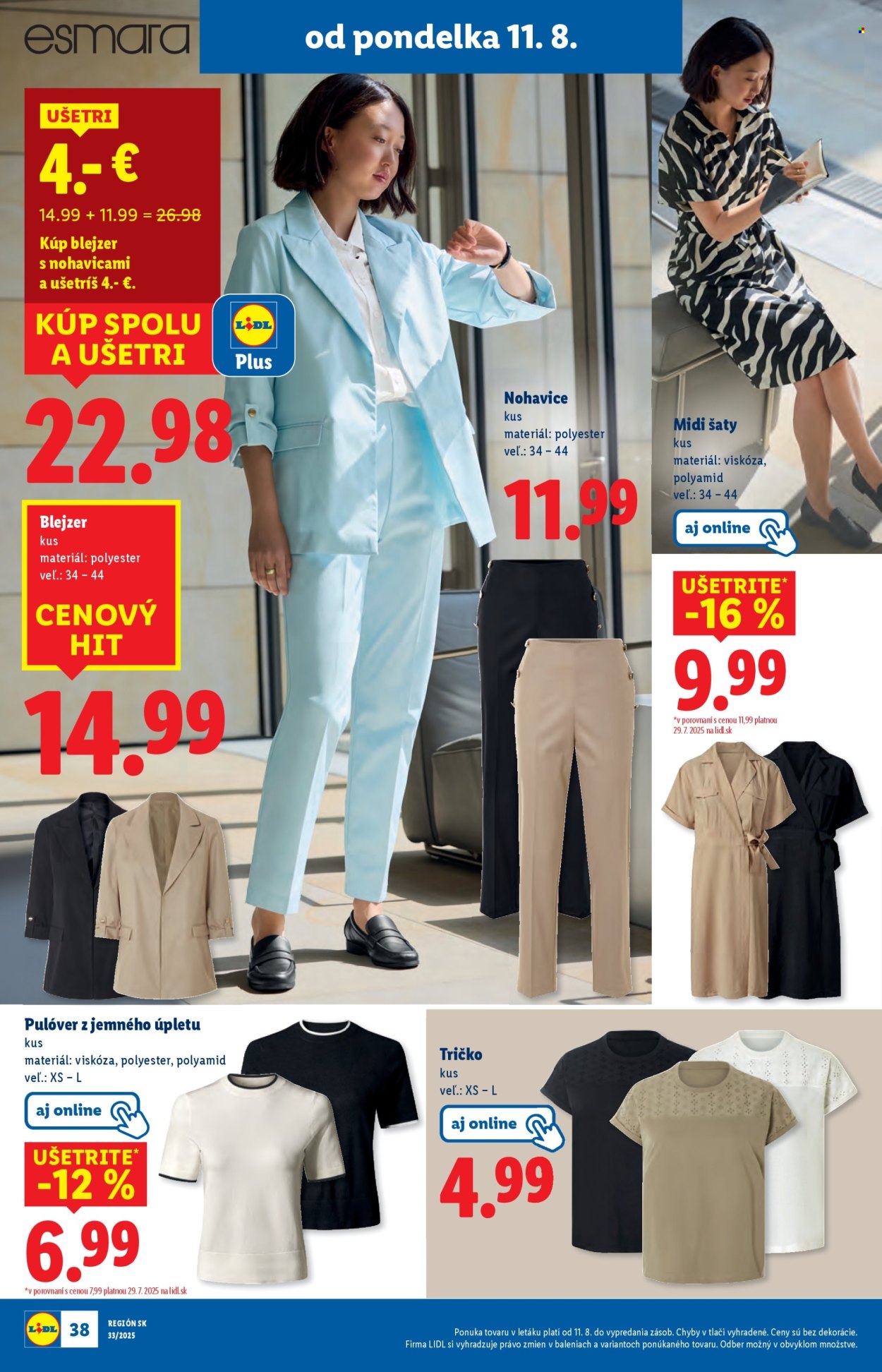 Leták Lidl - 11.8.2025 - 17.8.2025. Strana 44