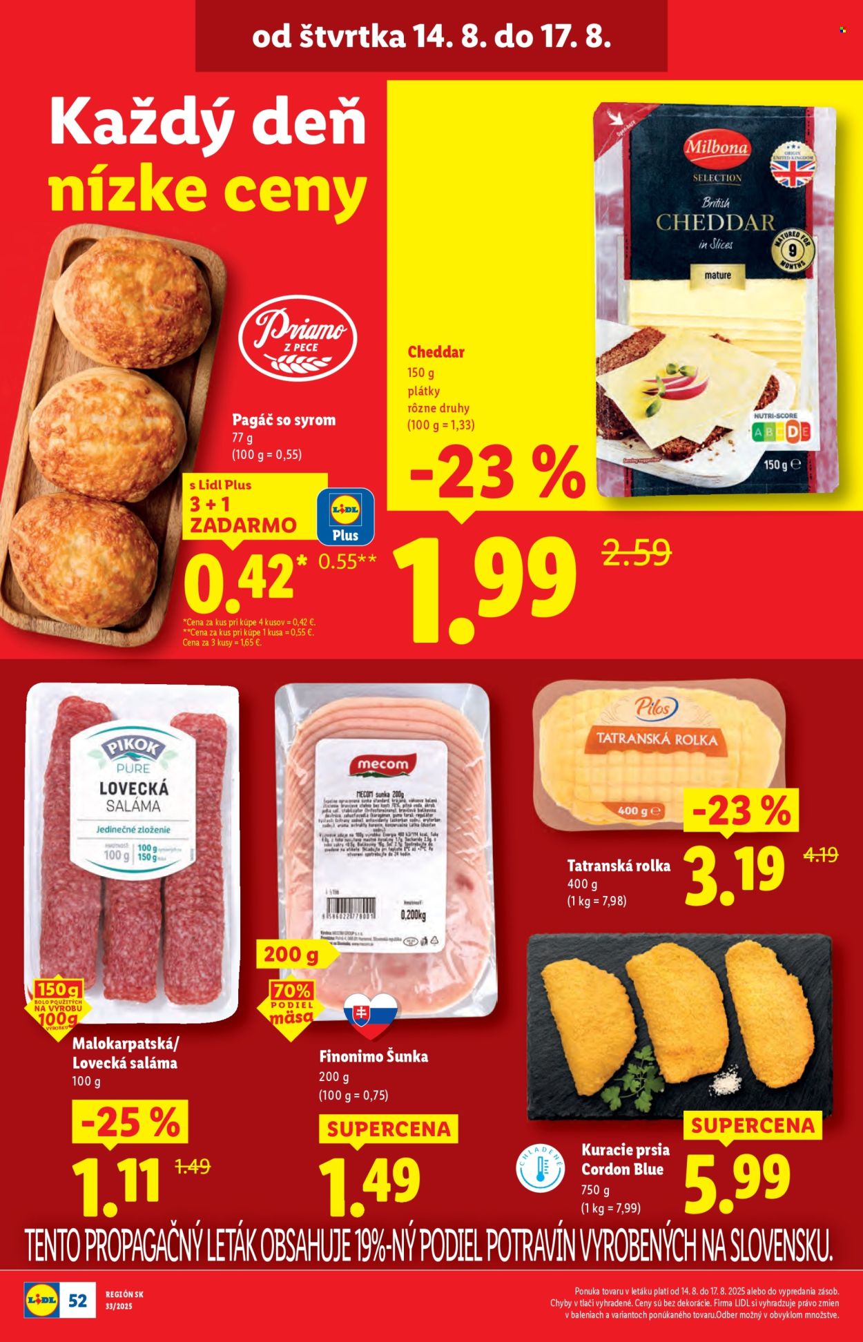 Leták Lidl - 11.8.2025 - 17.8.2025. Strana 58