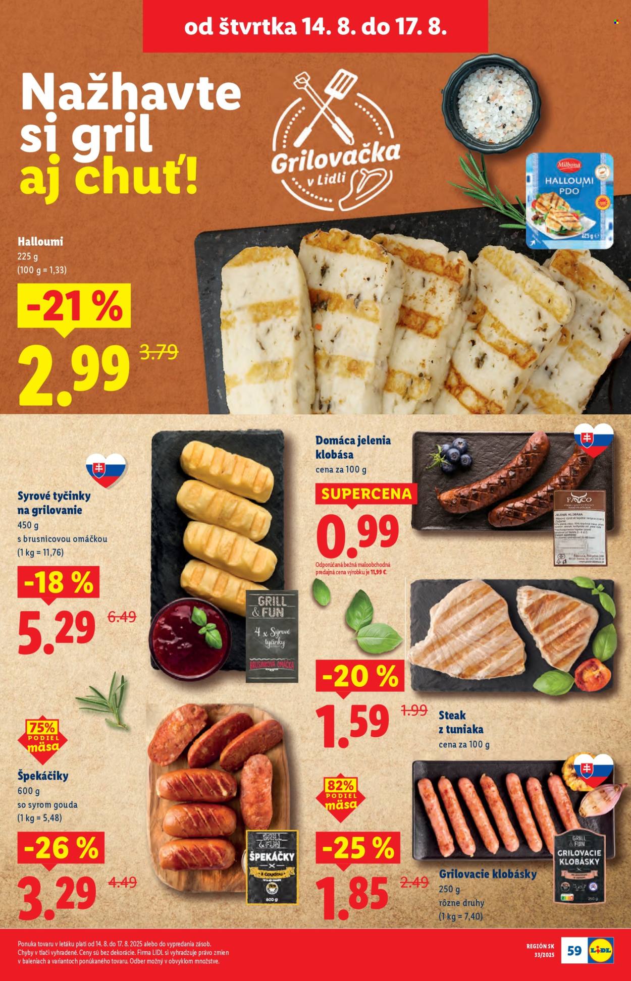 Leták Lidl - 11.8.2025 - 17.8.2025. Strana 65