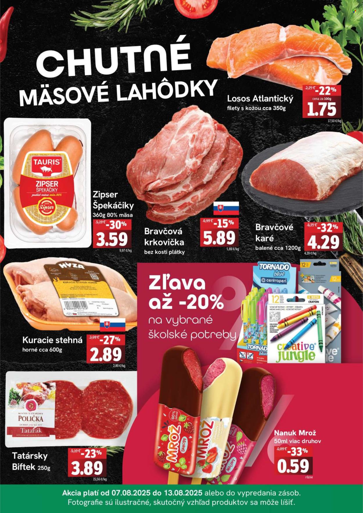Leták FRESH - 7.8.2025 - 13.8.2025. Strana 2