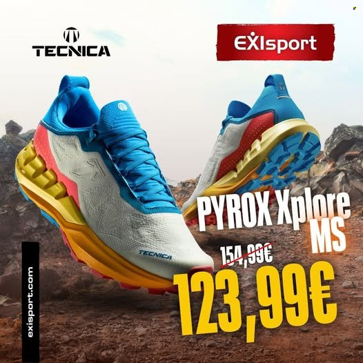 Leták Exisport. Strana 1
