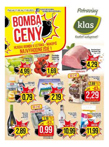 Leták Klas - 11.8.2025 - 17.8.2025.