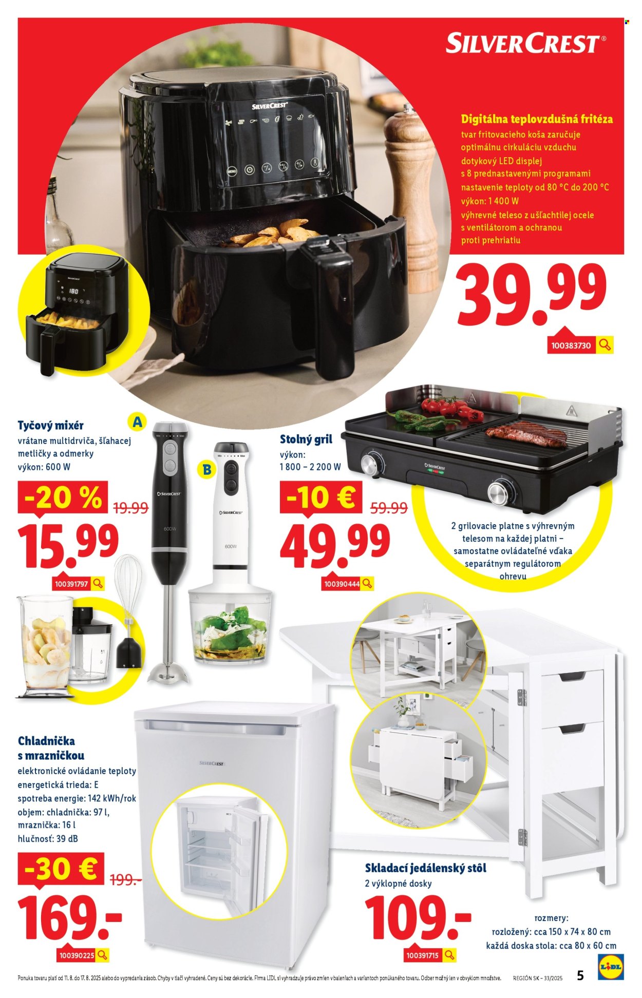 Leták Lidl - 11.8.2025 - 17.8.2025. Strana 5