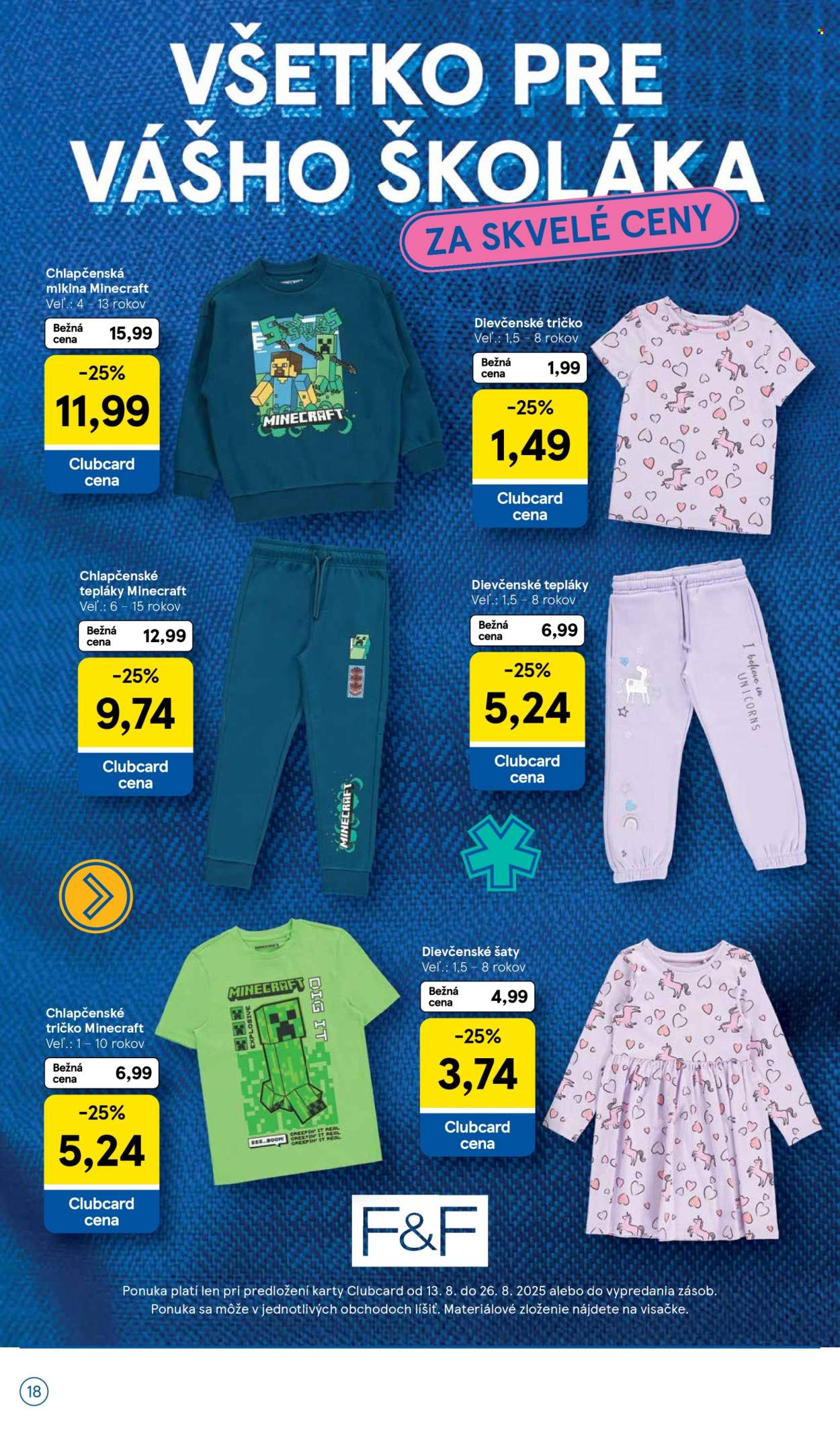 Leták TESCO - 11.8.2025 - 14.9.2025. Strana 18