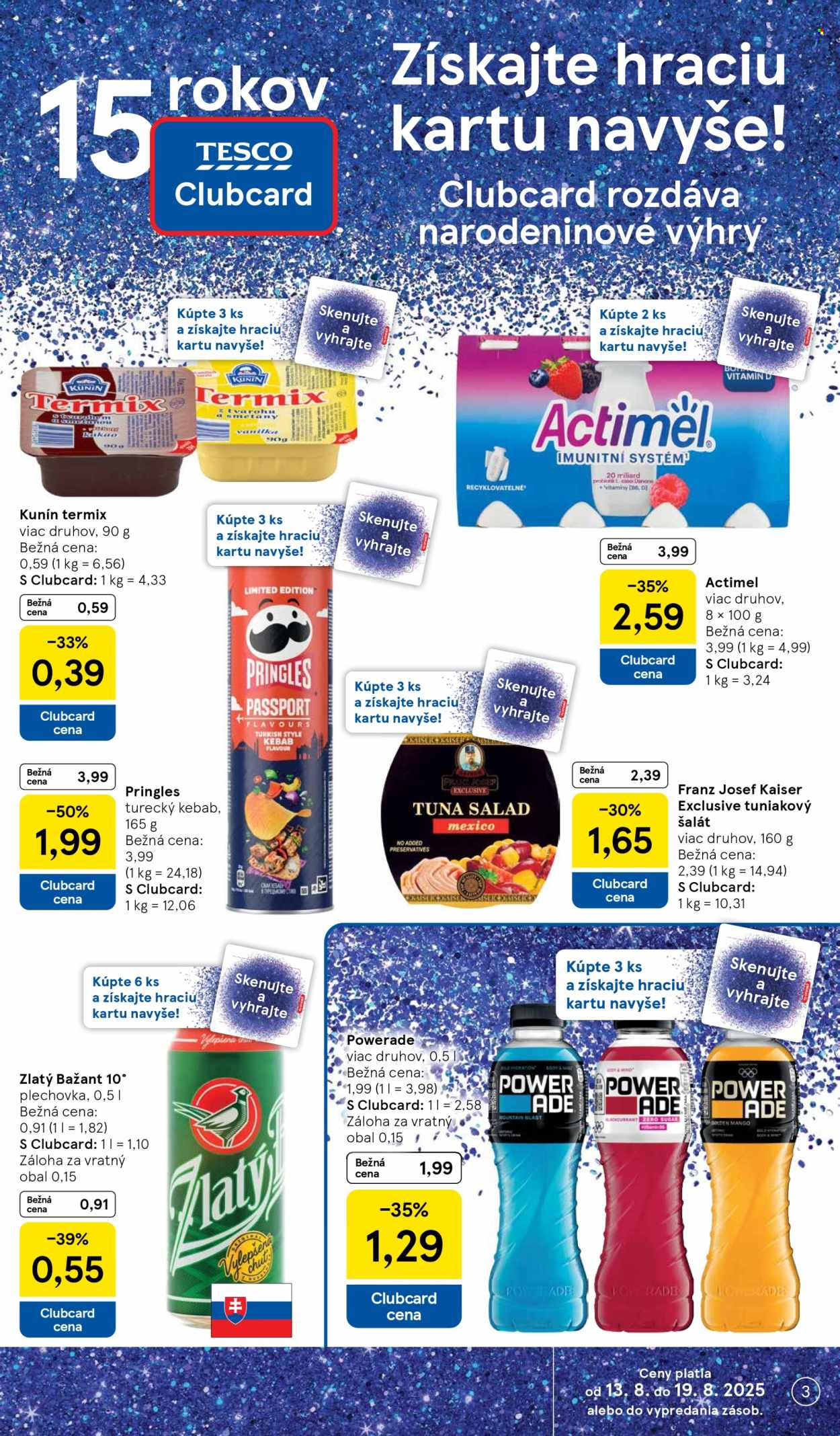 Leták TESCO - 13.8.2025 - 19.8.2025. Strana 3