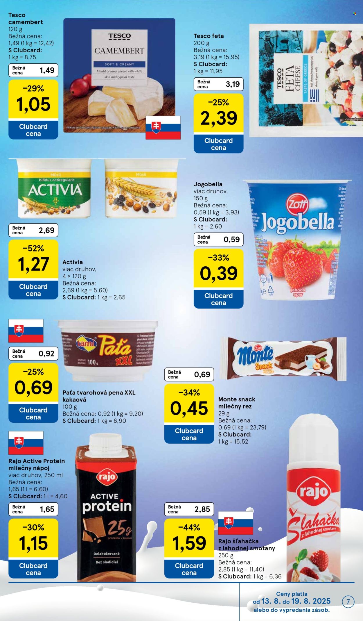 Leták TESCO - 13.8.2025 - 19.8.2025. Strana 7