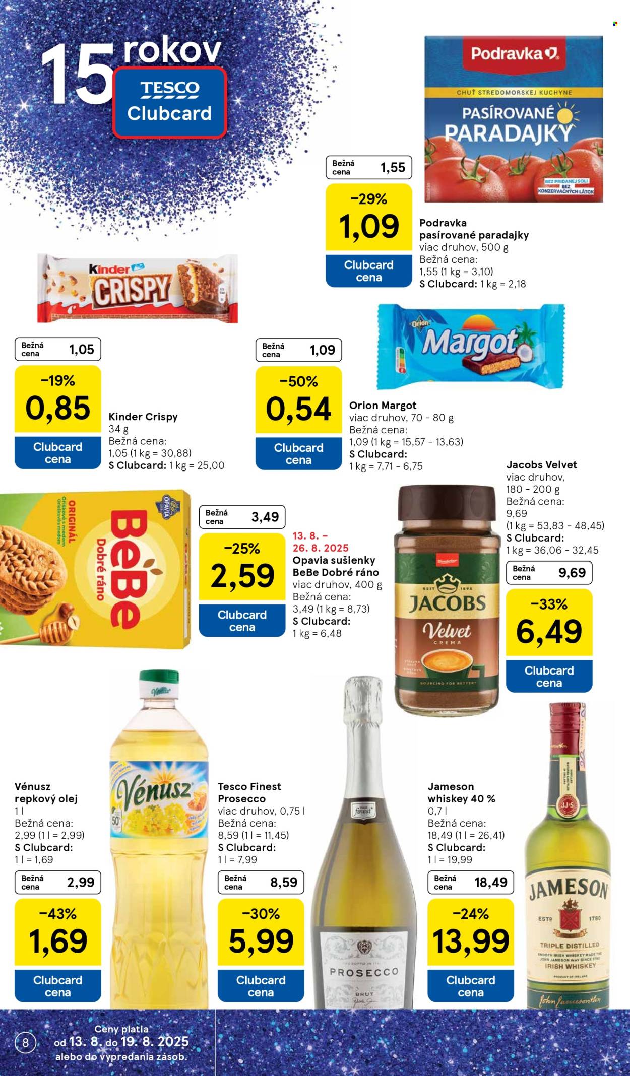 Leták TESCO - 13.8.2025 - 19.8.2025. Strana 8