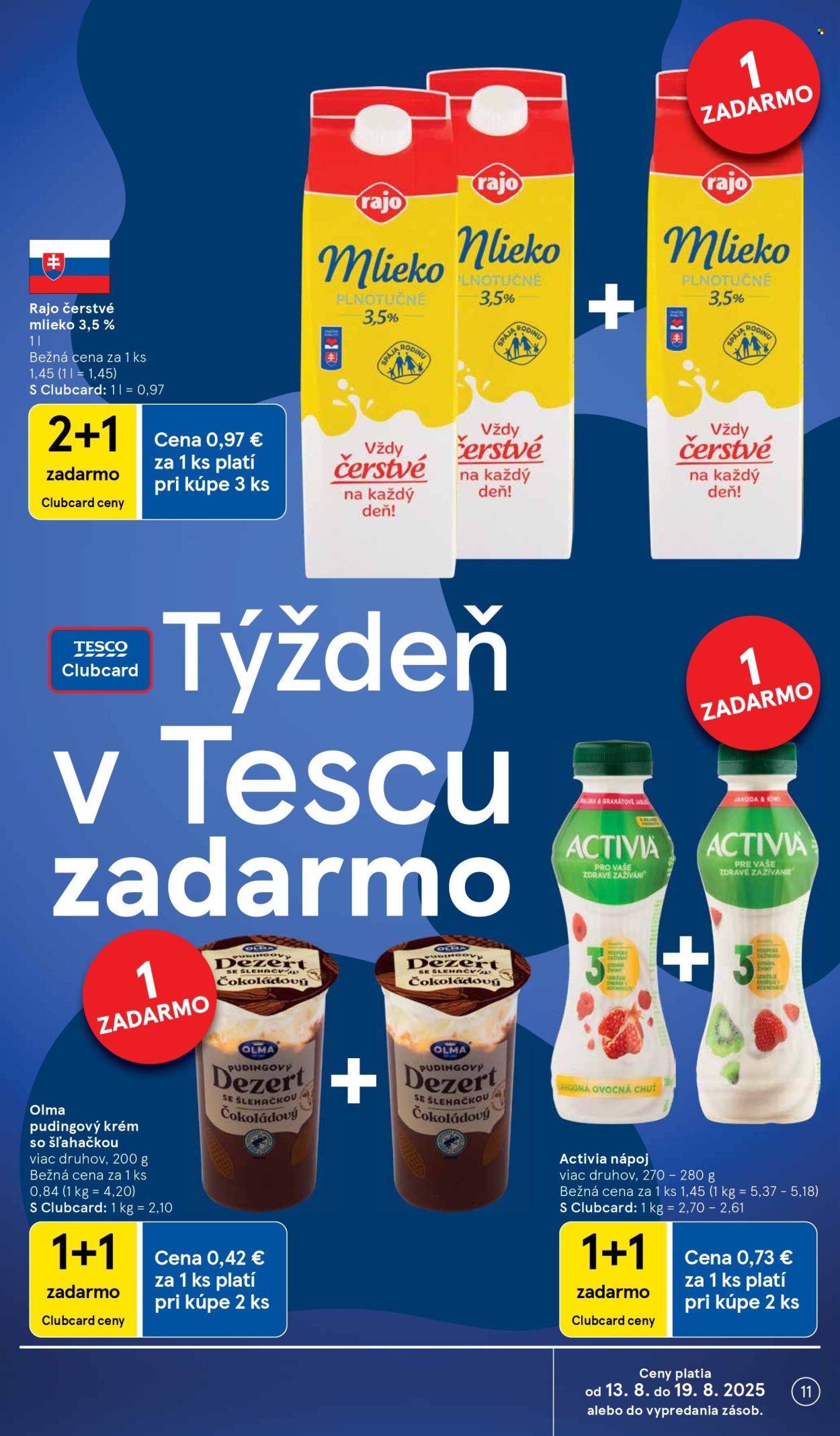 Leták TESCO - 13.8.2025 - 19.8.2025. Strana 11