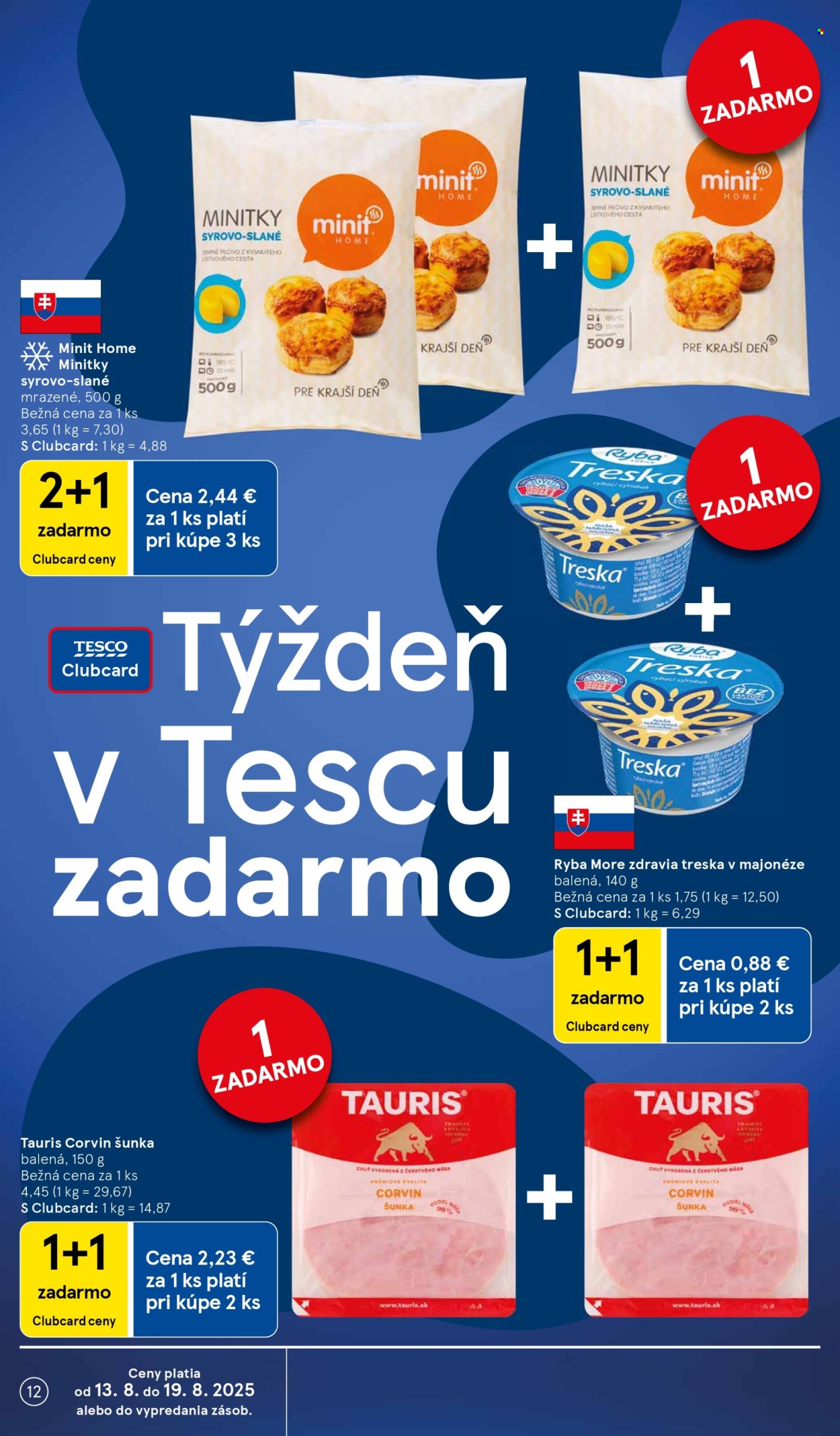 Leták TESCO - 13.8.2025 - 19.8.2025. Strana 12