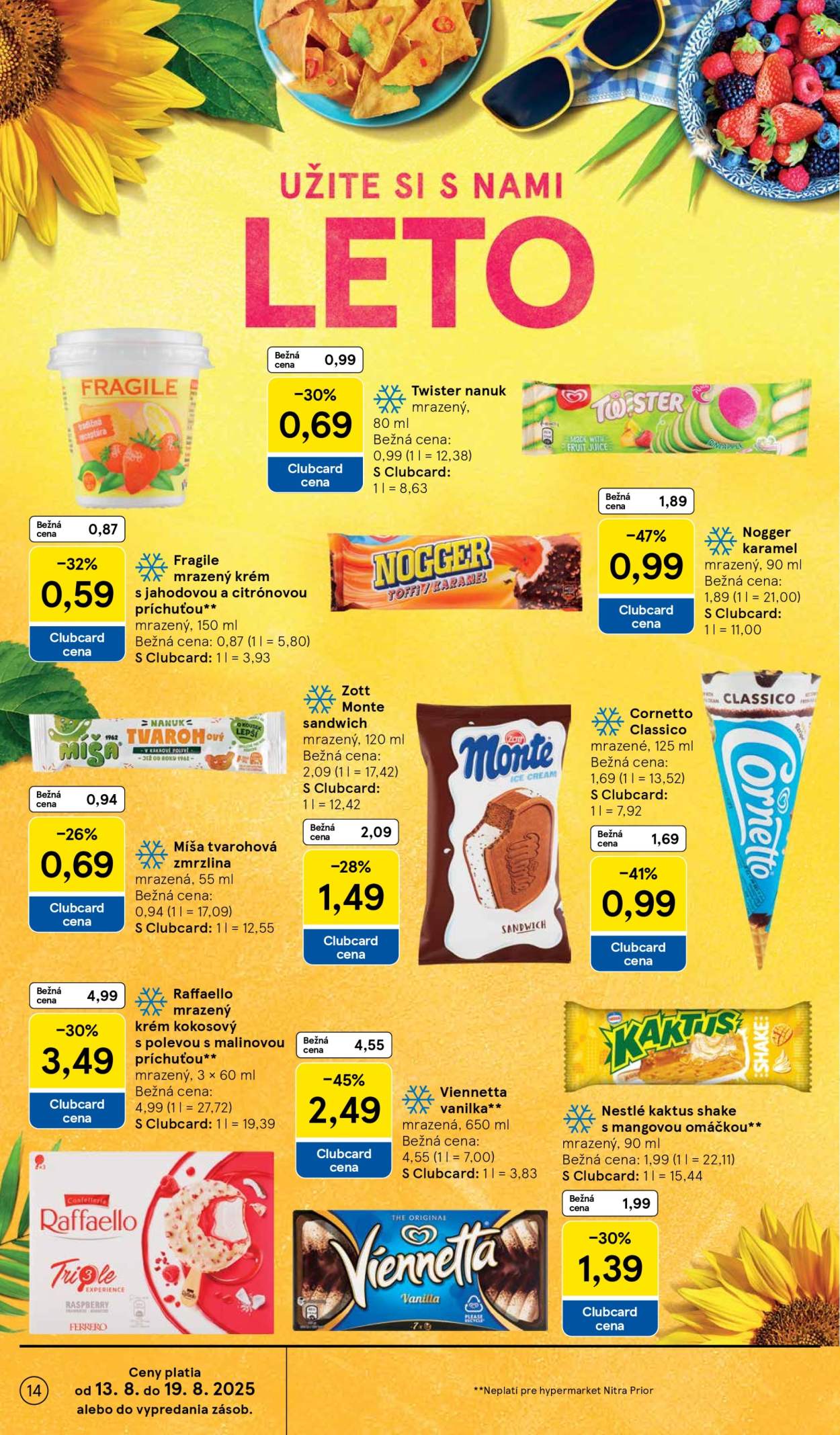 Leták TESCO - 13.8.2025 - 19.8.2025. Strana 14