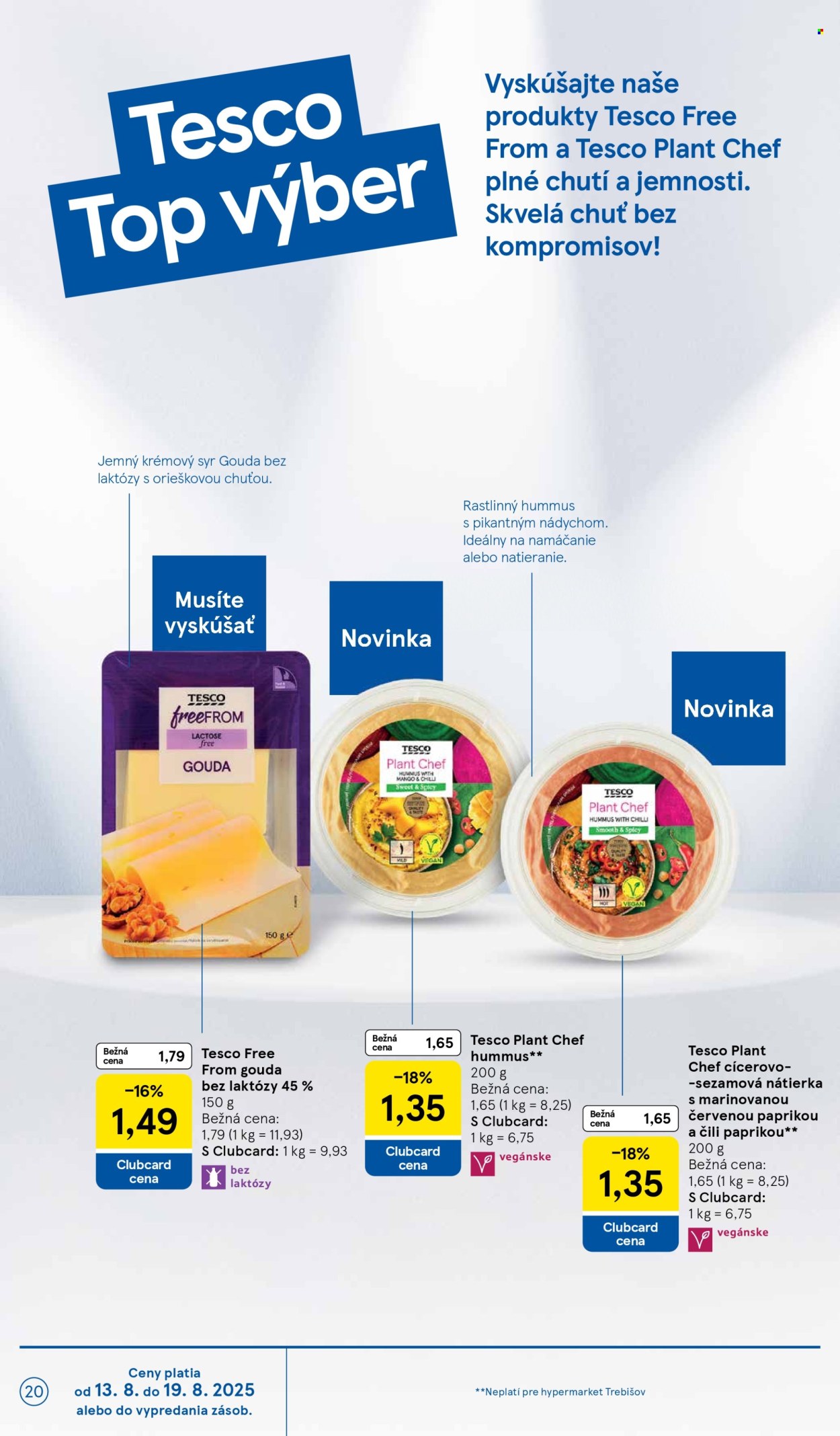 Leták TESCO - 13.8.2025 - 19.8.2025. Strana 20