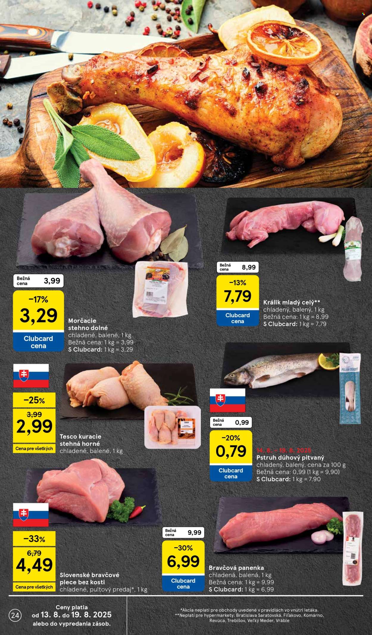Leták TESCO - 13.8.2025 - 19.8.2025. Strana 24