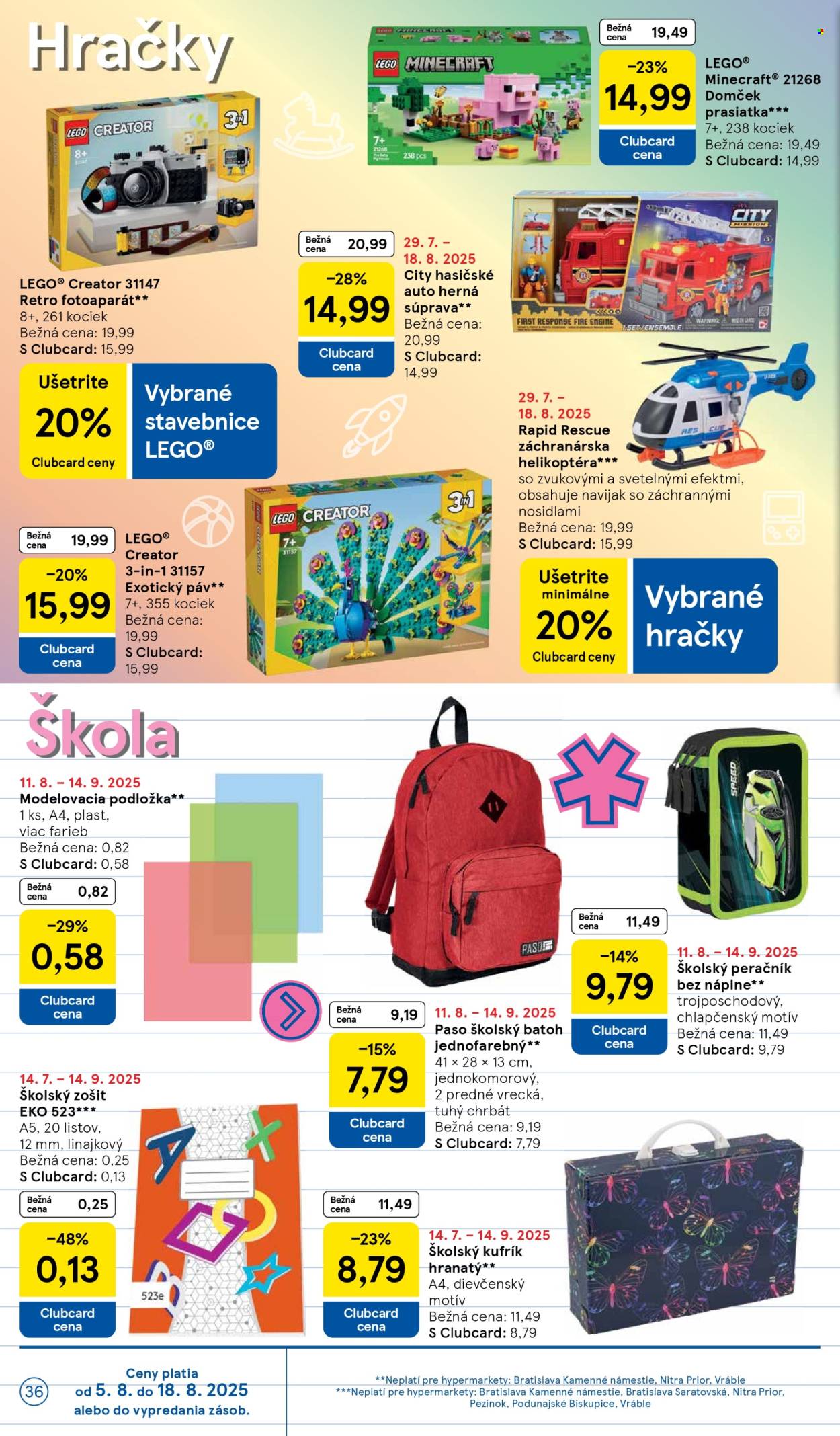Leták TESCO - 13.8.2025 - 19.8.2025. Strana 36