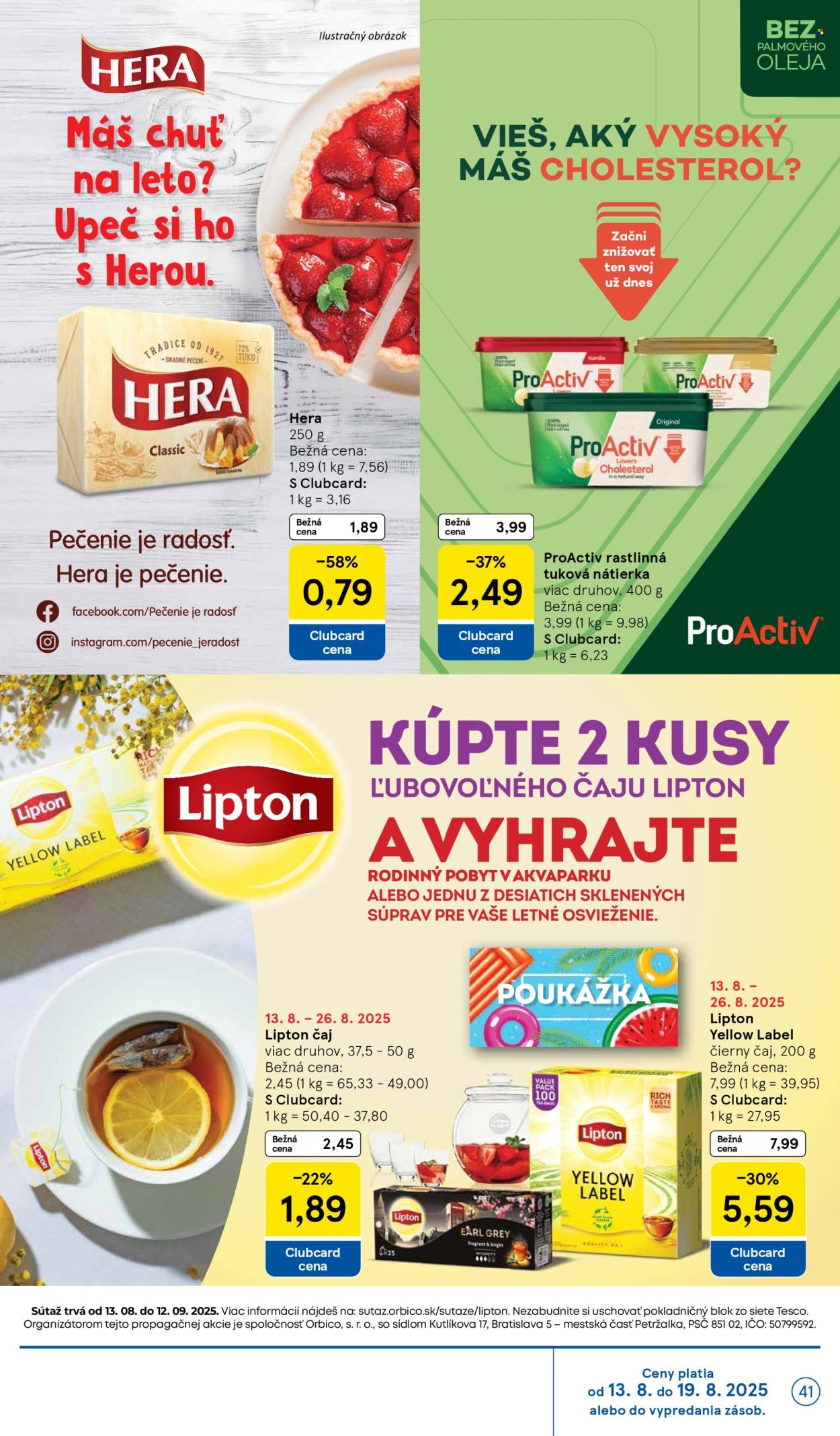 Leták TESCO - 13.8.2025 - 19.8.2025. Strana 41
